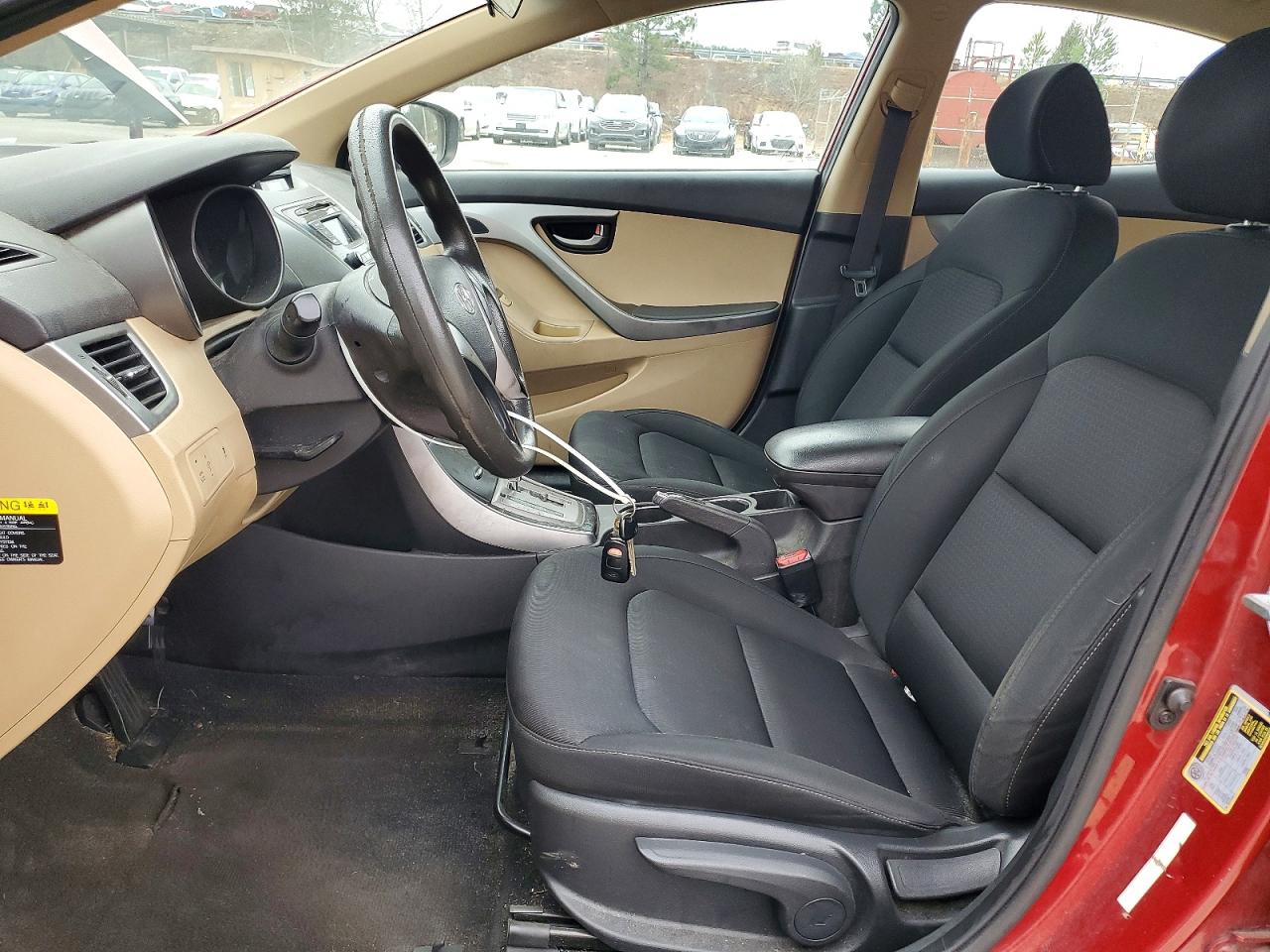 2013 Hyundai Elantra Burgundy vin: 5NPDH4AE0DH366707
