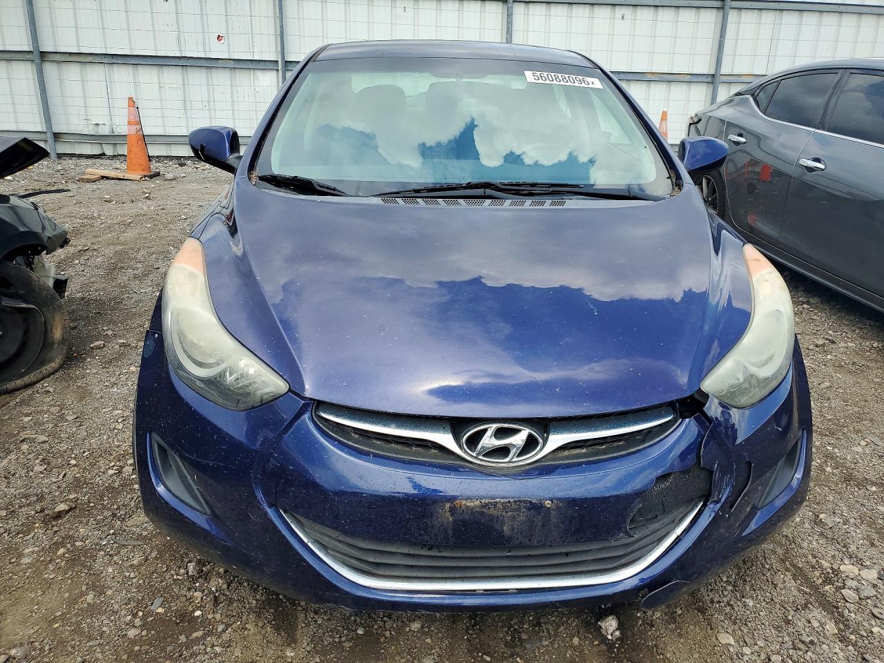 2013 Hyundai Elantra Gls Blue vin: 5NPDH4AE0DH375097