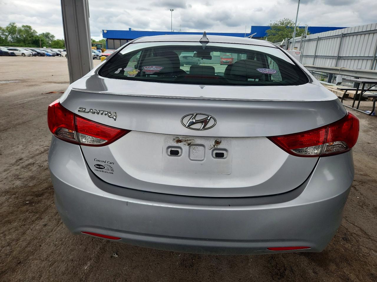 2013 Hyundai Elantra Gls Серебряный vin: 5NPDH4AE0DH377206