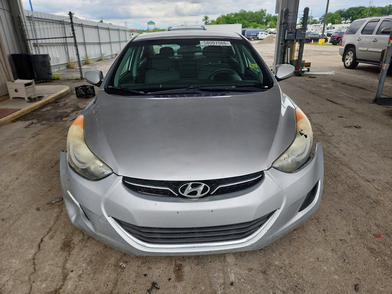 2013 Hyundai Elantra Gls Серебряный vin: 5NPDH4AE0DH377206