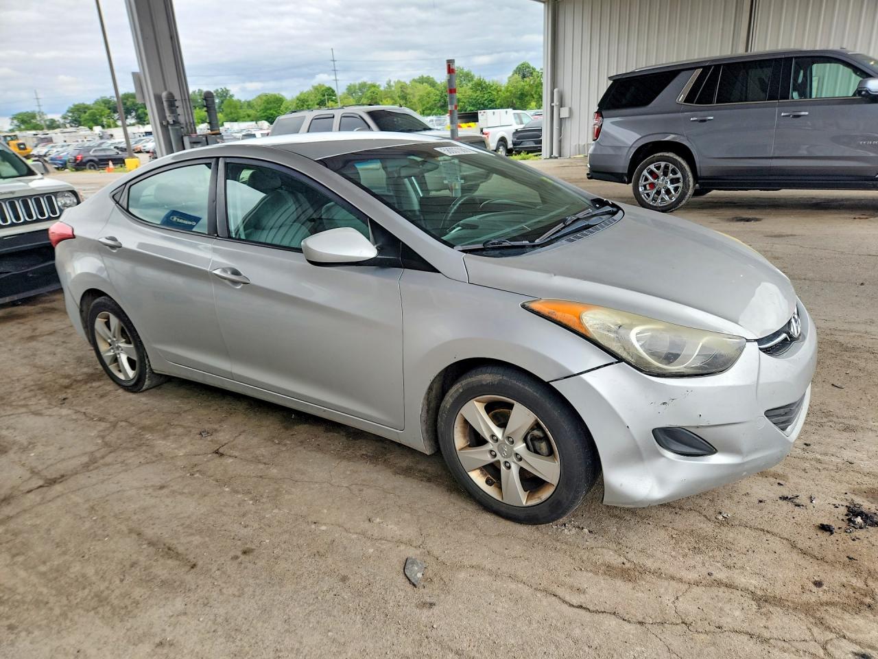 2013 Hyundai Elantra Gls Серебряный vin: 5NPDH4AE0DH377206