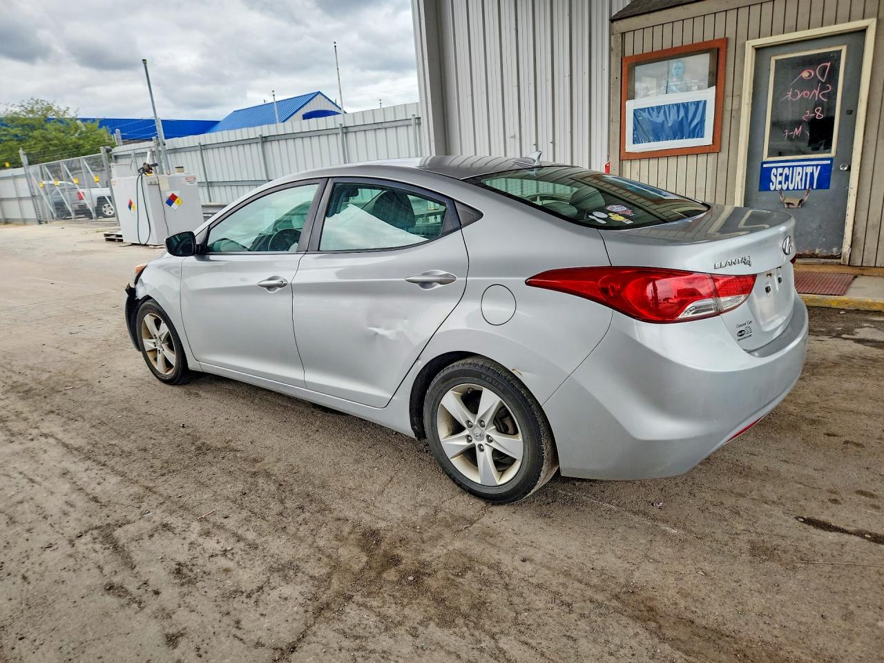 2013 Hyundai Elantra Gls Серебряный vin: 5NPDH4AE0DH377206