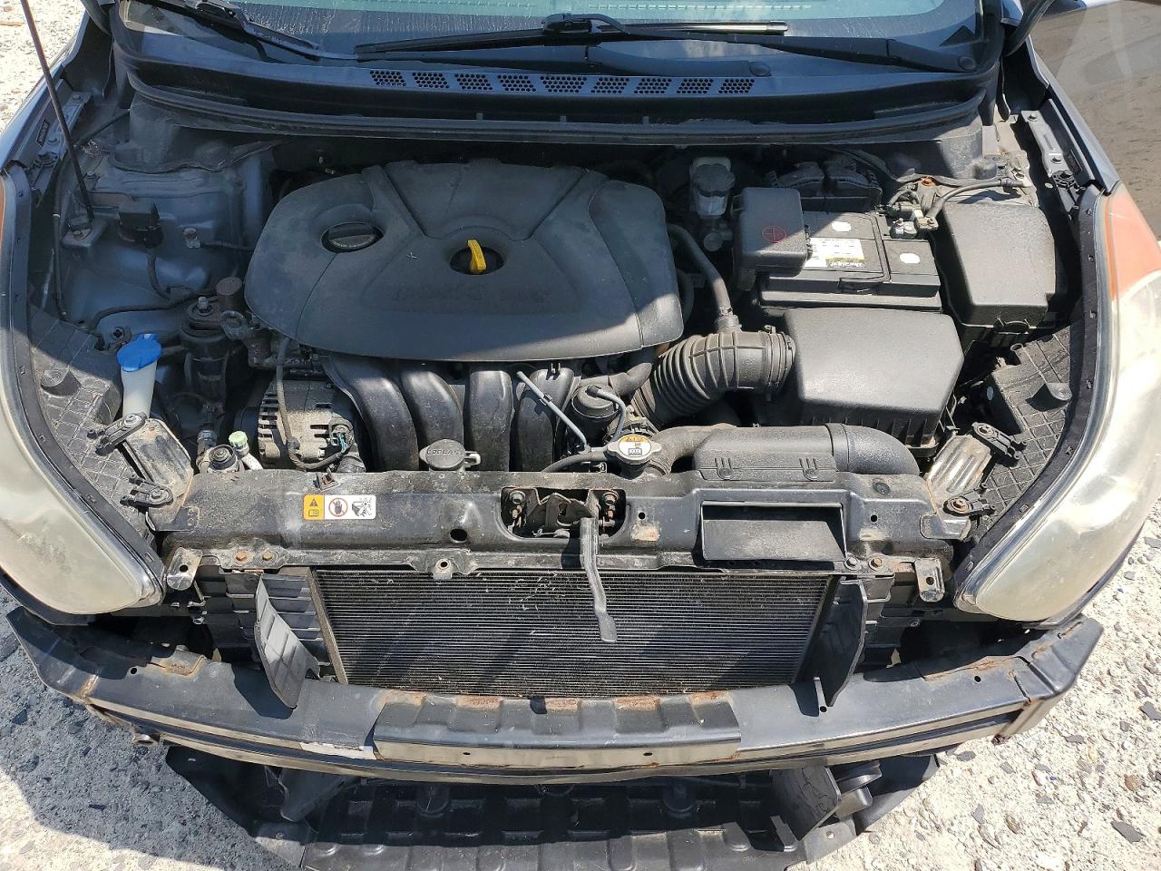2013 Hyundai Elantra Gls Gray vin: 5NPDH4AE0DH379926