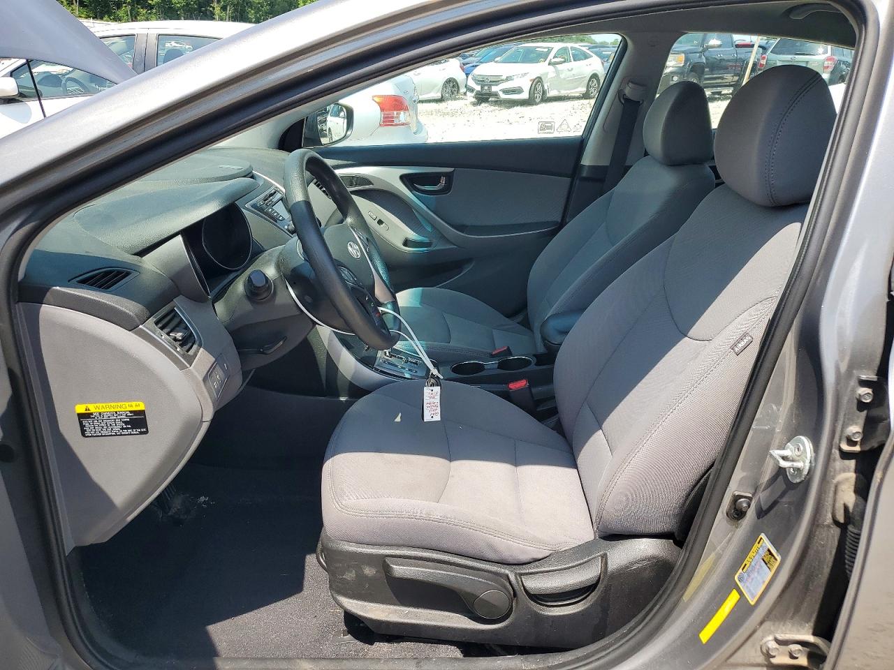 2013 Hyundai Elantra Gls Gray vin: 5NPDH4AE0DH379926