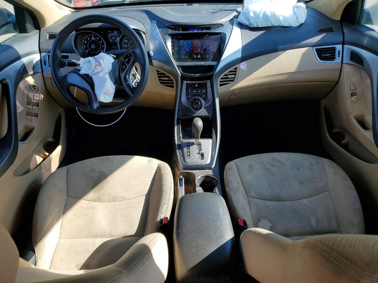2013 Hyundai Elantra Gls Gray vin: 5NPDH4AE0DH380820