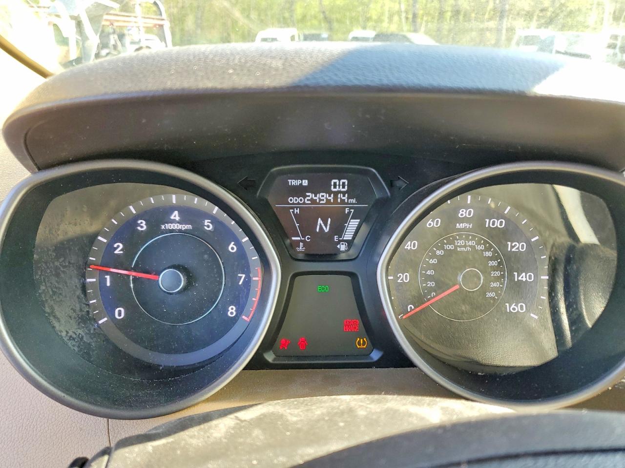 2013 Hyundai Elantra Gls Gray vin: 5NPDH4AE0DH380820