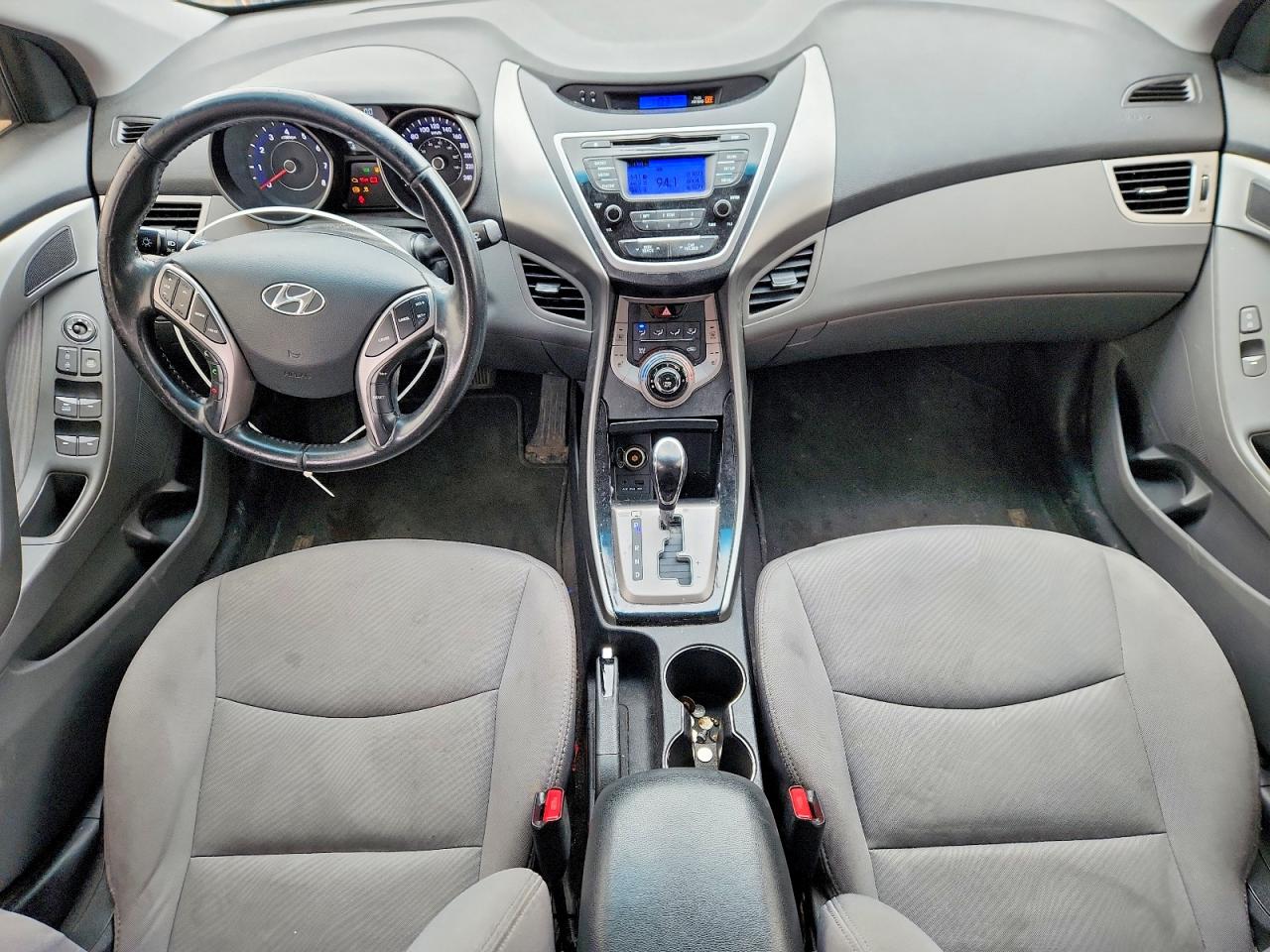 2013 Hyundai Elantra Gls White vin: 5NPDH4AE0DH381241