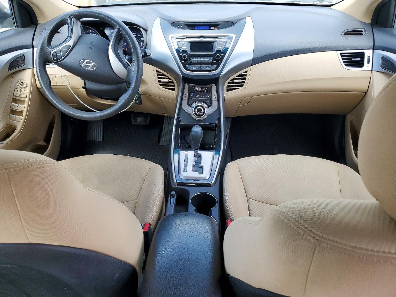 2013 Hyundai Elantra Gls White vin: 5NPDH4AE0DH382955