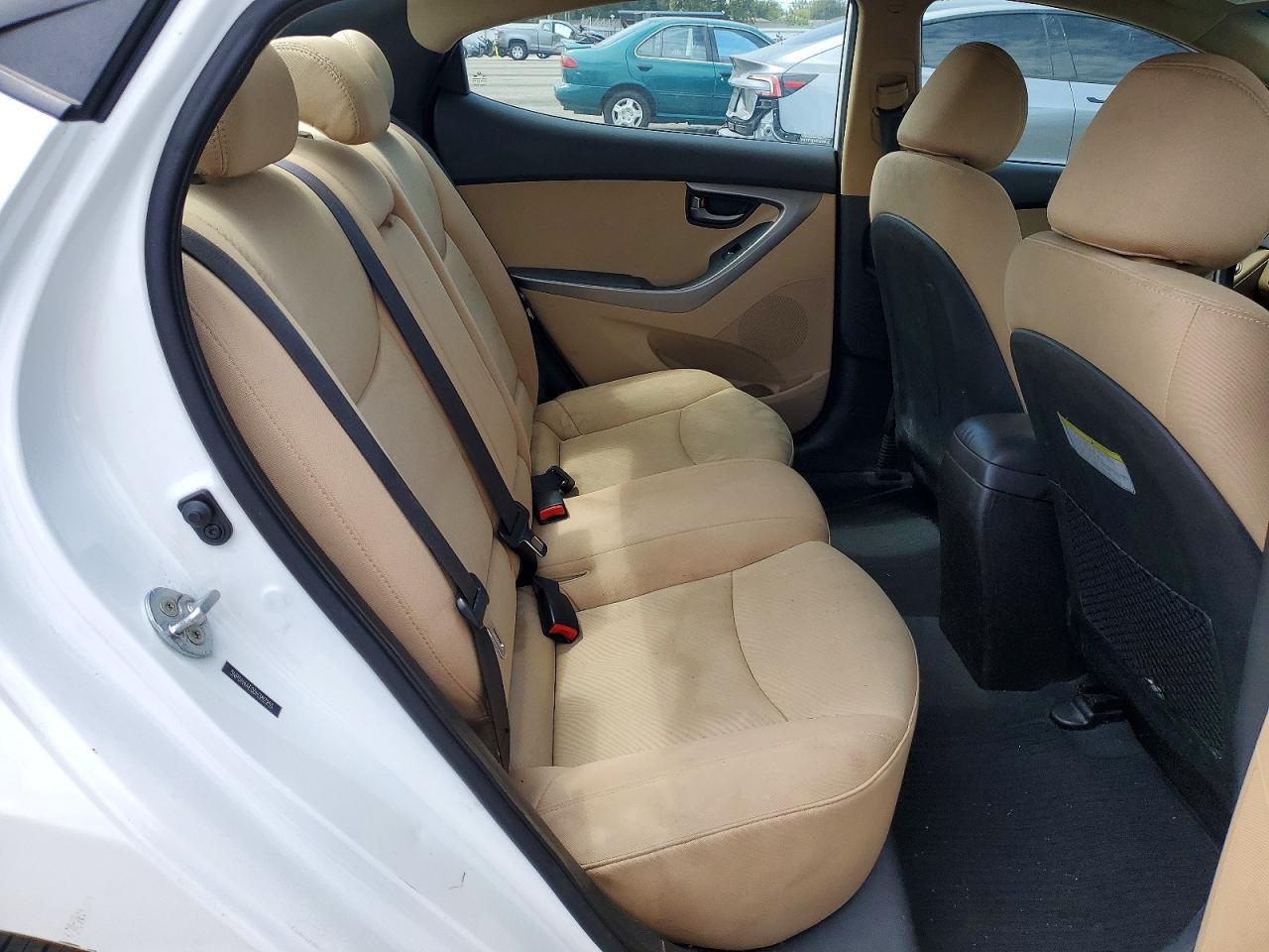 2013 Hyundai Elantra Gls White vin: 5NPDH4AE0DH382955