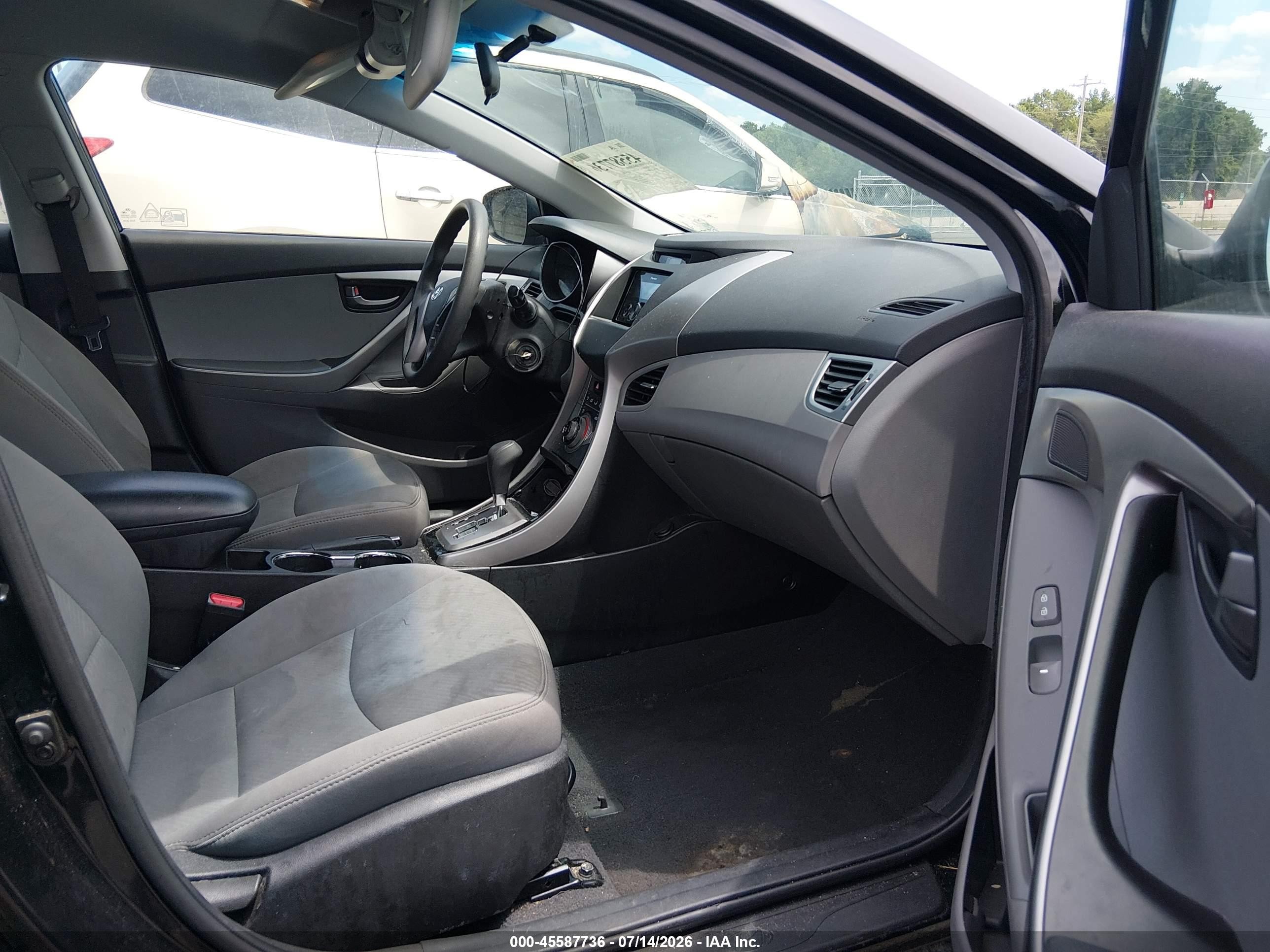 2013 Hyundai Elantra Gls Черный vin: 5NPDH4AE0DH383832