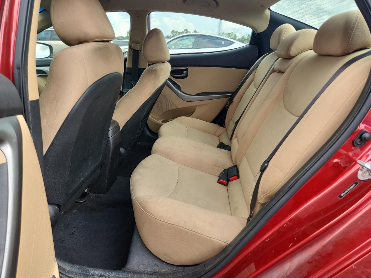 2013 Hyundai Elantra Gls Burgundy vin: 5NPDH4AE0DH386231