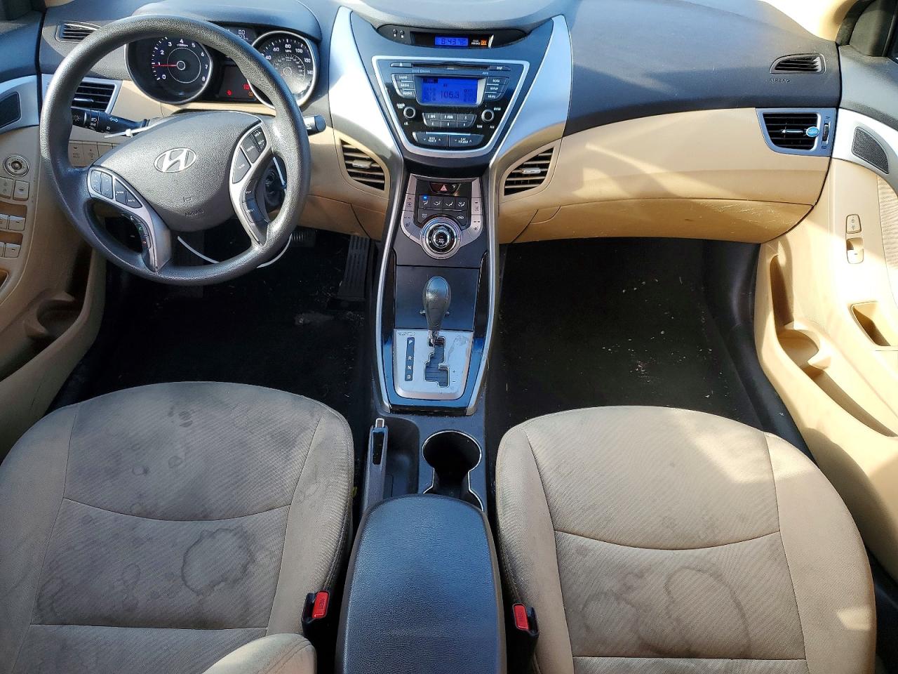 2013 Hyundai Elantra Gls Черный vin: 5NPDH4AE0DH395074