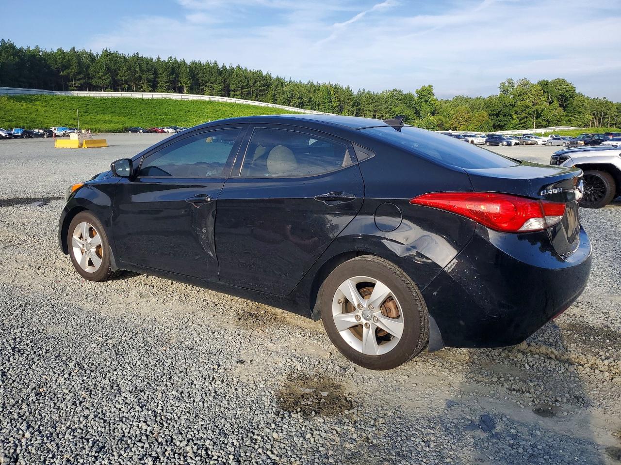 2013 Hyundai Elantra Gls Черный vin: 5NPDH4AE0DH395074