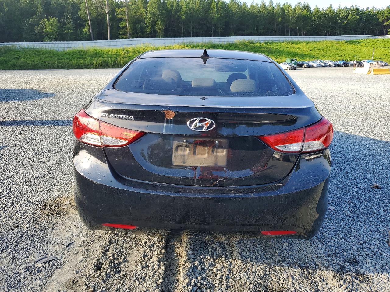 2013 Hyundai Elantra Gls Черный vin: 5NPDH4AE0DH395074