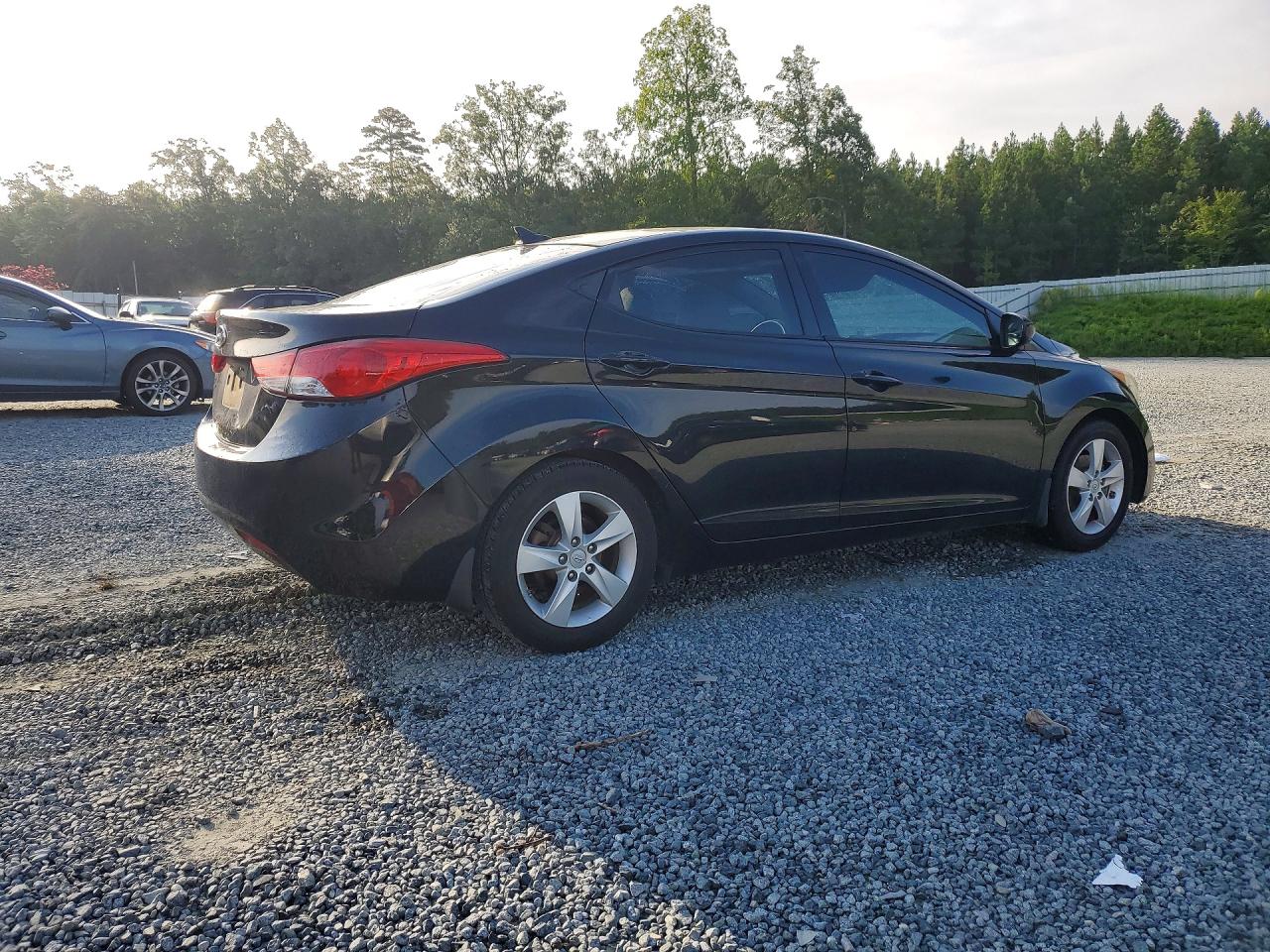 2013 Hyundai Elantra Gls Черный vin: 5NPDH4AE0DH395074