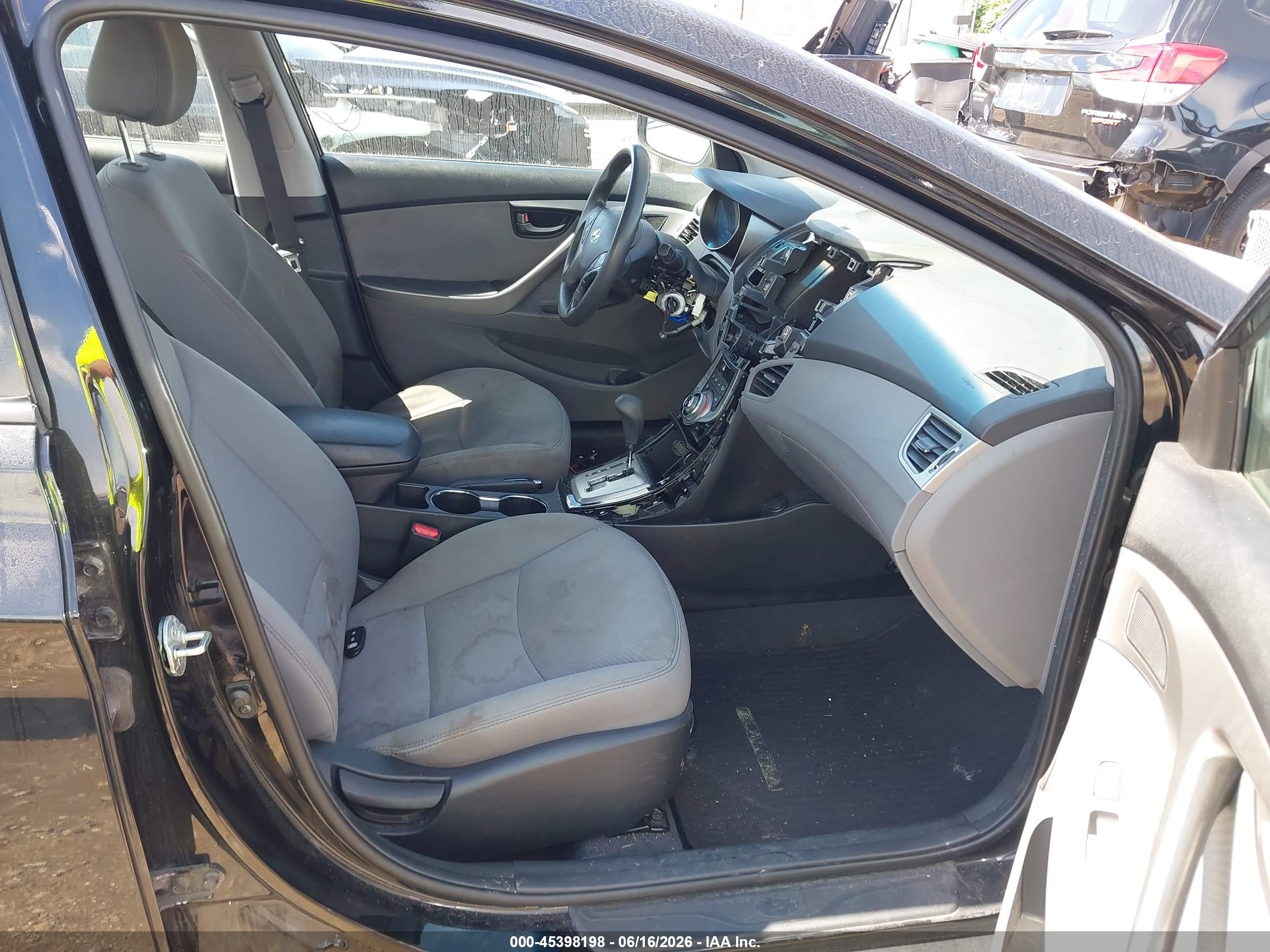 2013 Hyundai Elantra Gls Black vin: 5NPDH4AE0DH395656