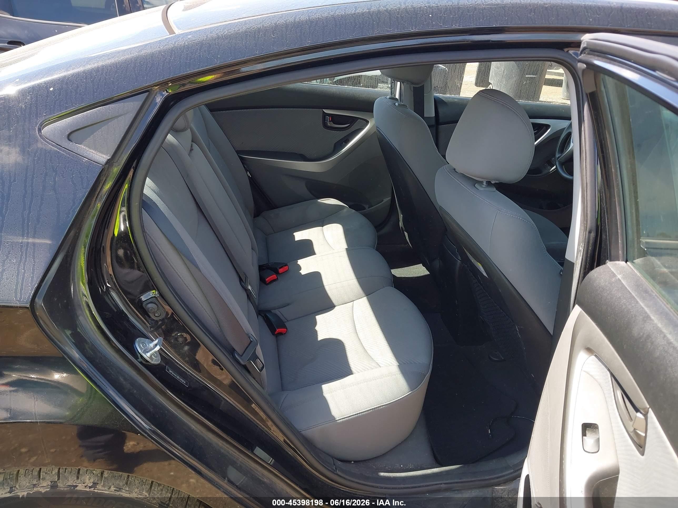 2013 Hyundai Elantra Gls Black vin: 5NPDH4AE0DH395656