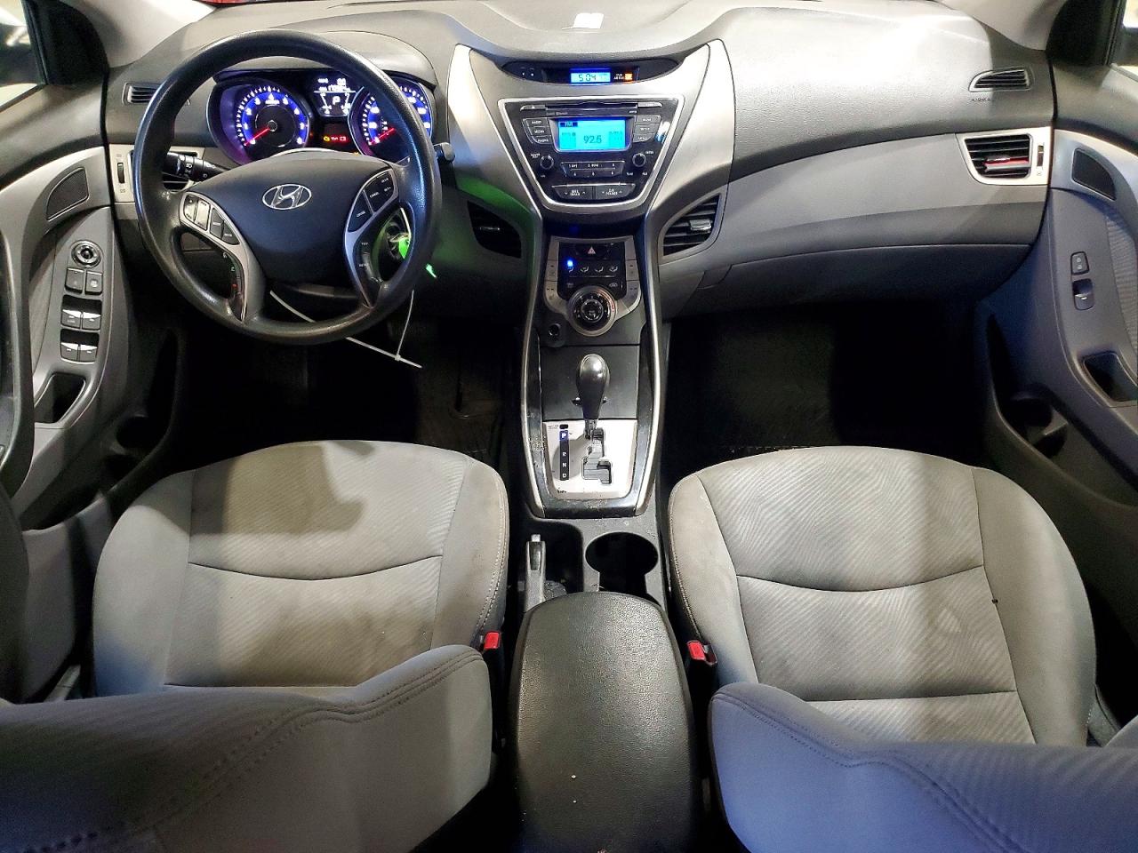 2013 Hyundai Elantra Silver vin: 5NPDH4AE0DH401049