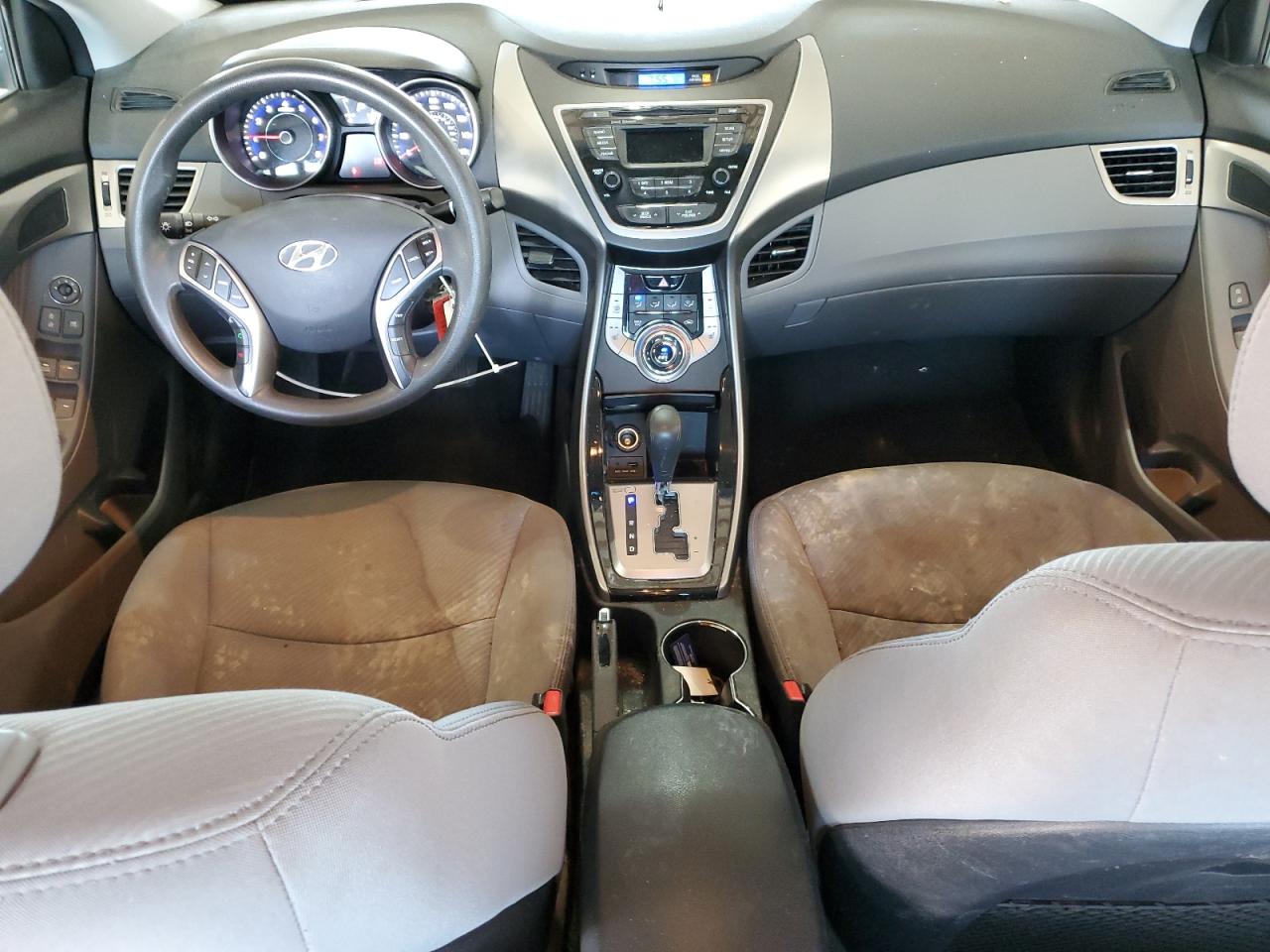 2013 Hyundai Elantra Gls Gray vin: 5NPDH4AE0DH403738