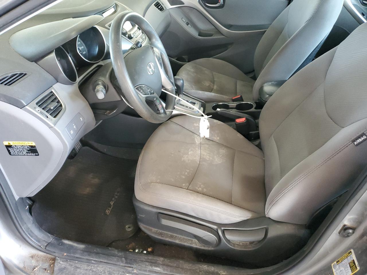 2013 Hyundai Elantra Gls Gray vin: 5NPDH4AE0DH403738