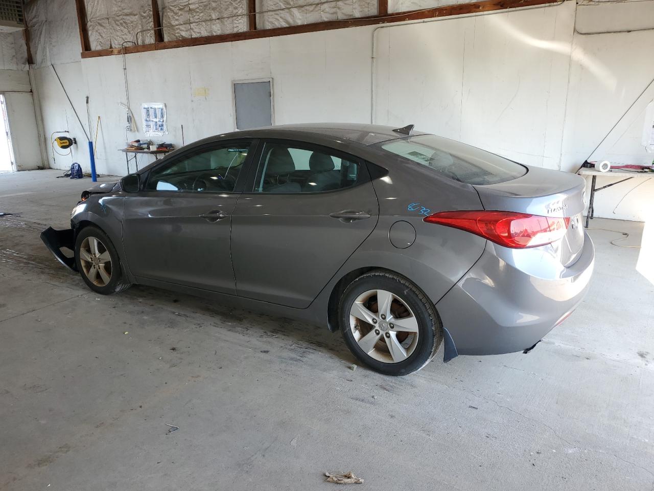 2013 Hyundai Elantra Gls Gray vin: 5NPDH4AE0DH403738