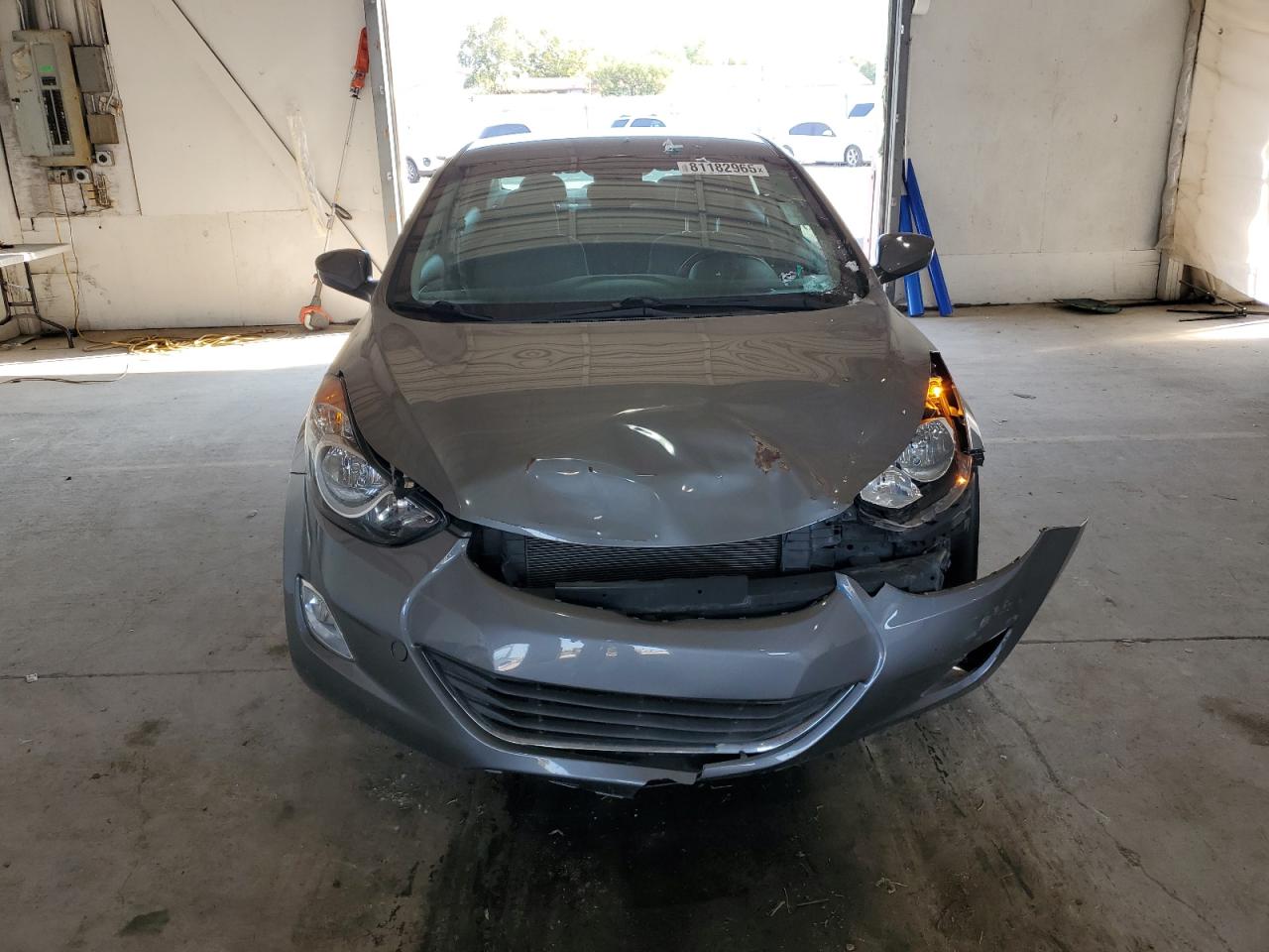 2013 Hyundai Elantra Gls Gray vin: 5NPDH4AE0DH403738