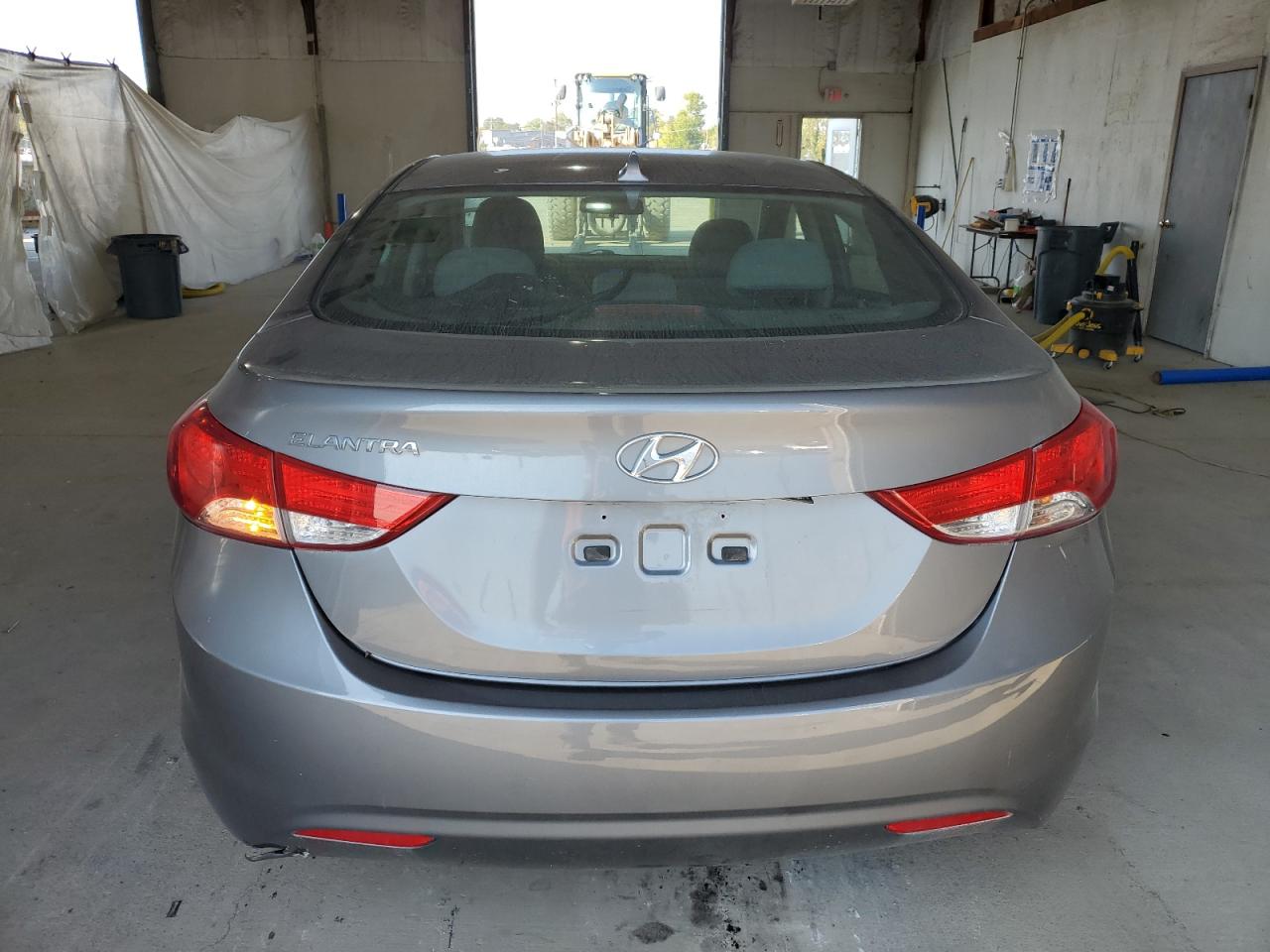2013 Hyundai Elantra Gls Gray vin: 5NPDH4AE0DH403738