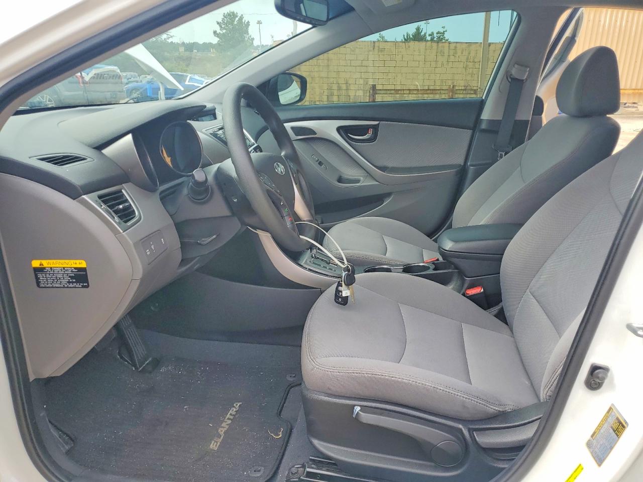 2013 Hyundai Elantra Gls White vin: 5NPDH4AE0DH404078