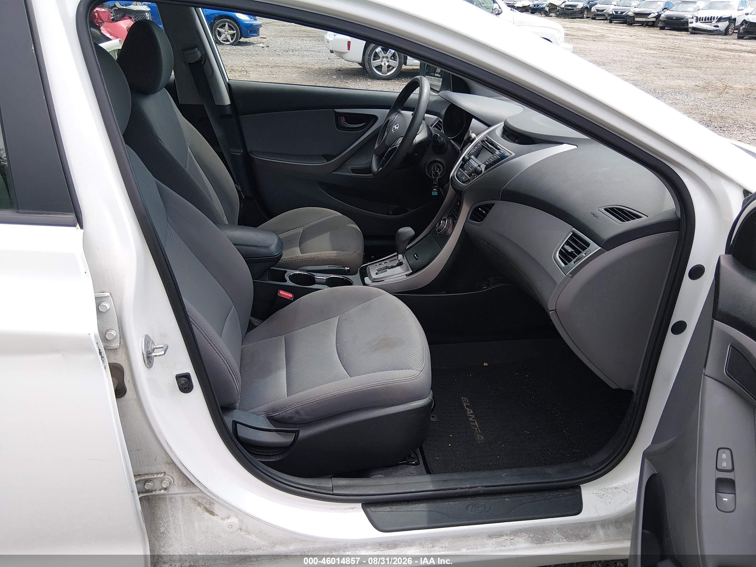 2013 Hyundai Elantra Gls Белый vin: 5NPDH4AE0DH409054