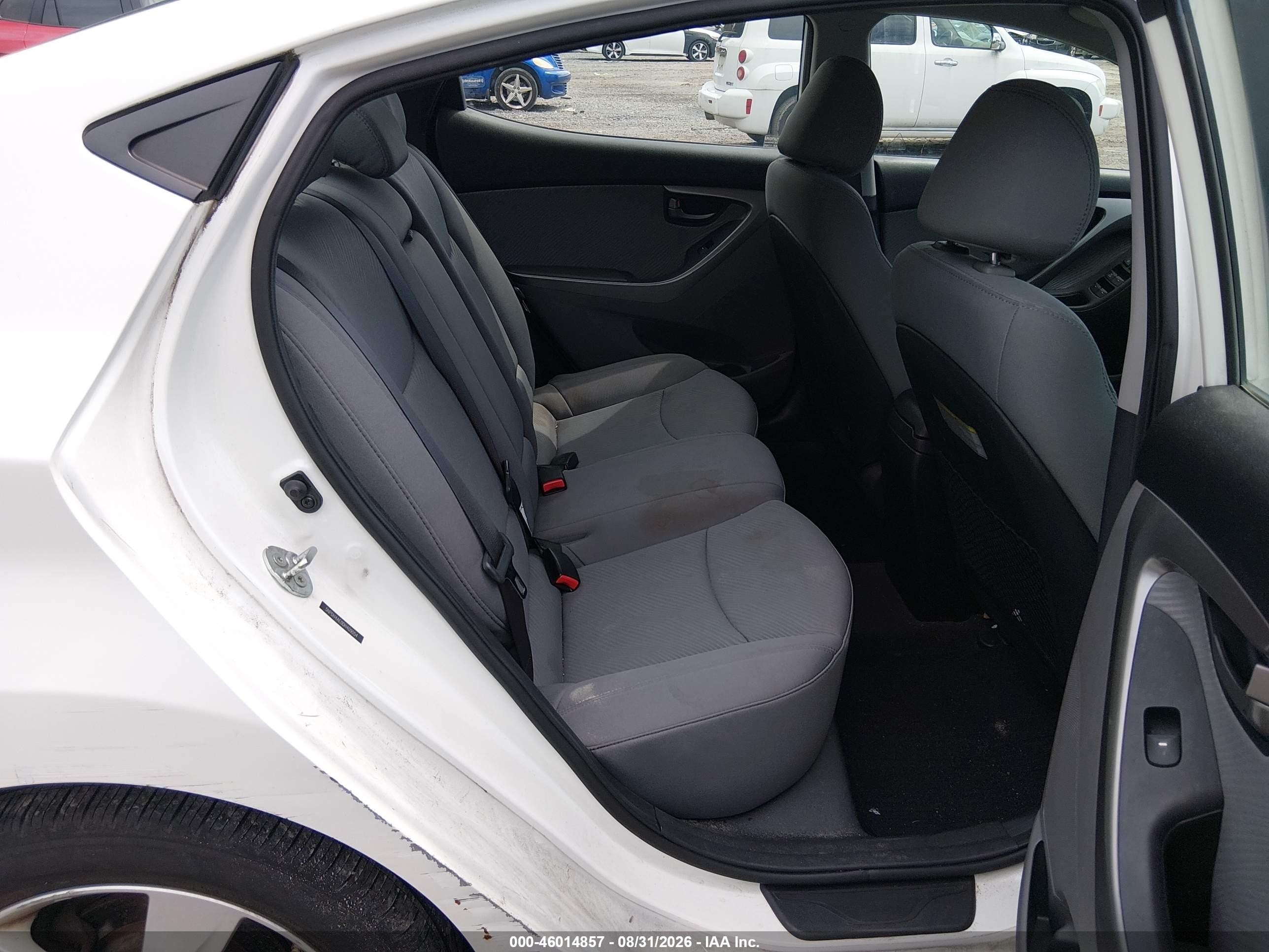 2013 Hyundai Elantra Gls Белый vin: 5NPDH4AE0DH409054
