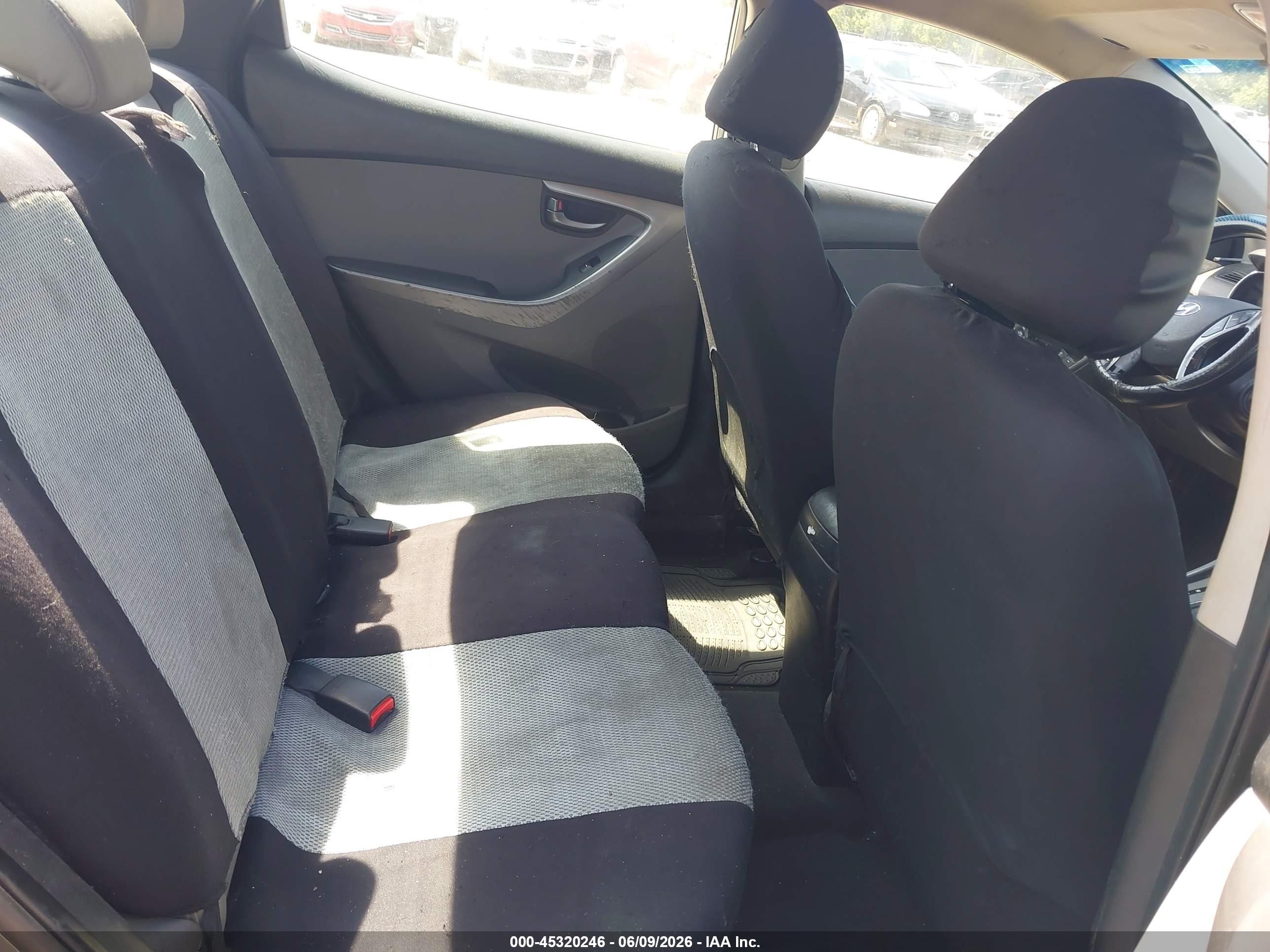 2013 Hyundai Elantra Gls Gray vin: 5NPDH4AE0DH412052