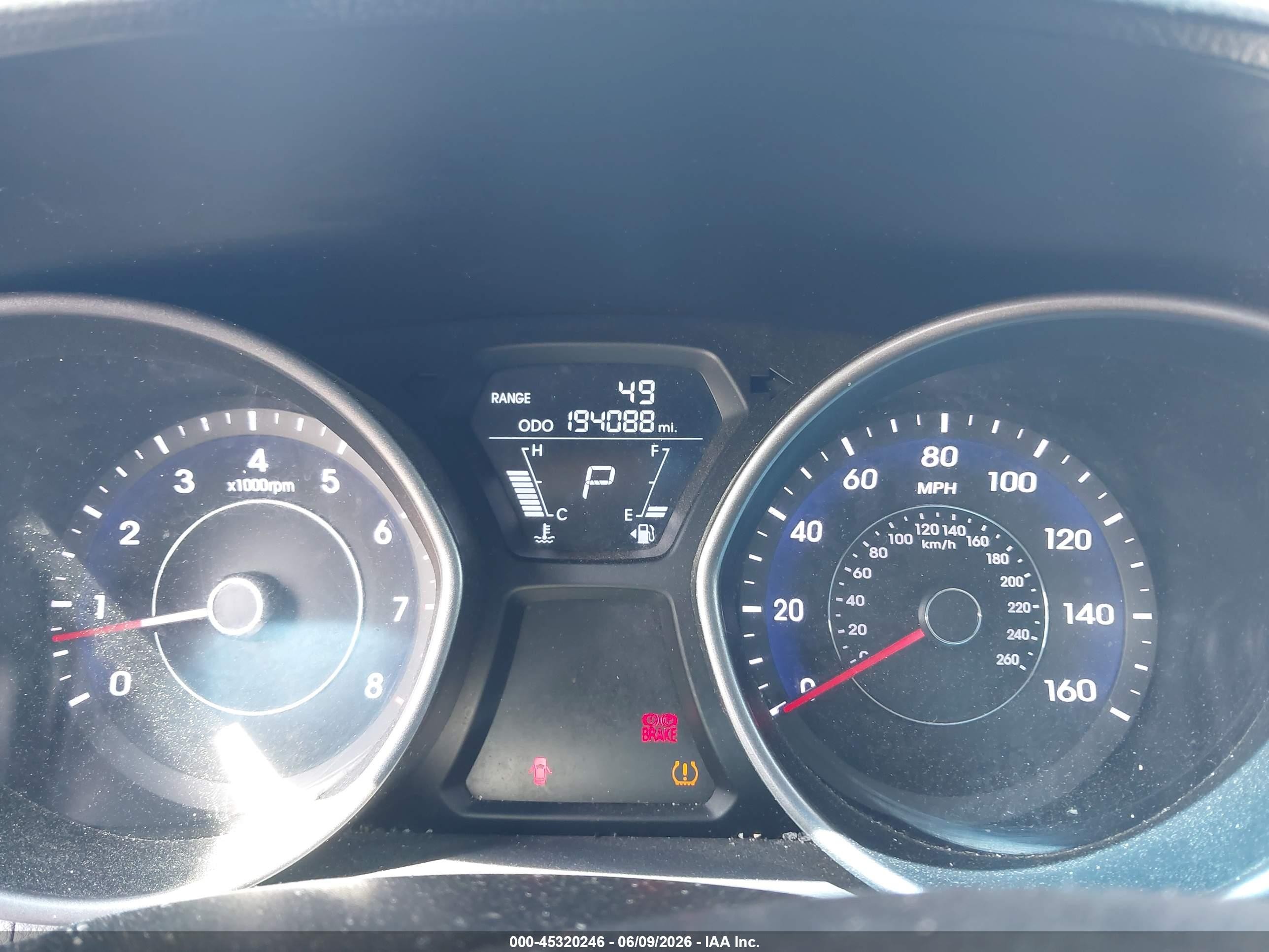 2013 Hyundai Elantra Gls Gray vin: 5NPDH4AE0DH412052