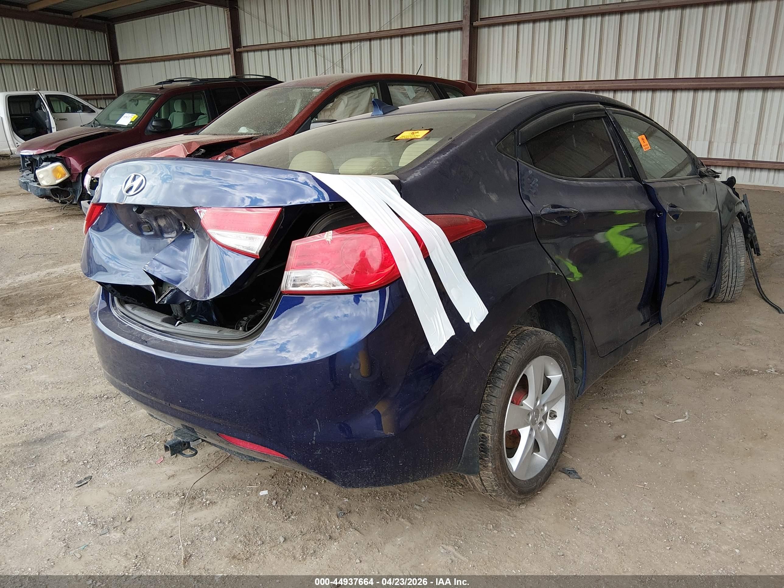 2013 Hyundai Elantra Gls Синий vin: 5NPDH4AE0DH415677