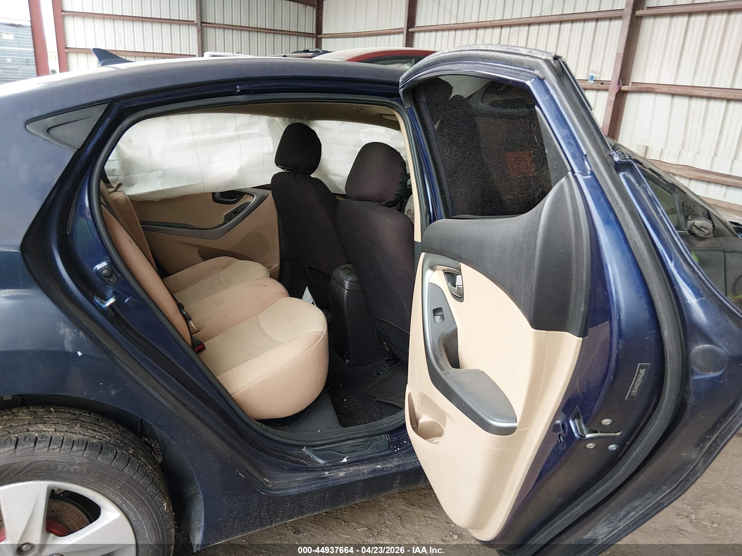 2013 Hyundai Elantra Gls Синий vin: 5NPDH4AE0DH415677