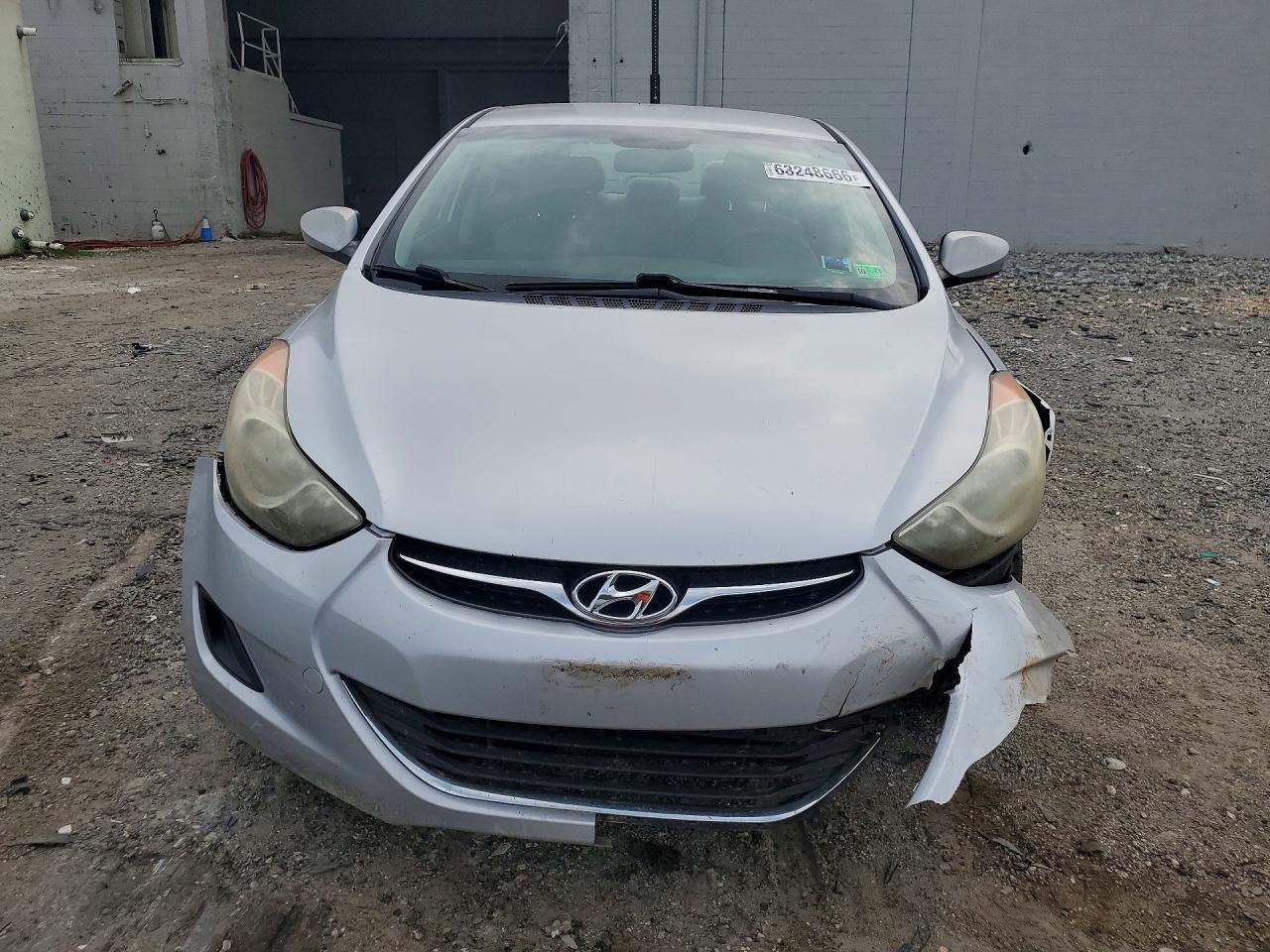2013 Hyundai Elantra Gls Silver vin: 5NPDH4AE0DH425190