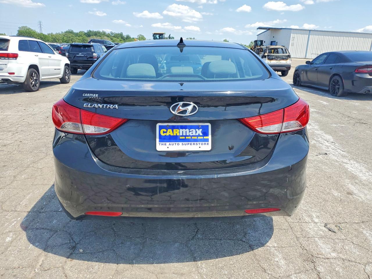 2013 Hyundai Elantra Gls Black vin: 5NPDH4AE0DH425206