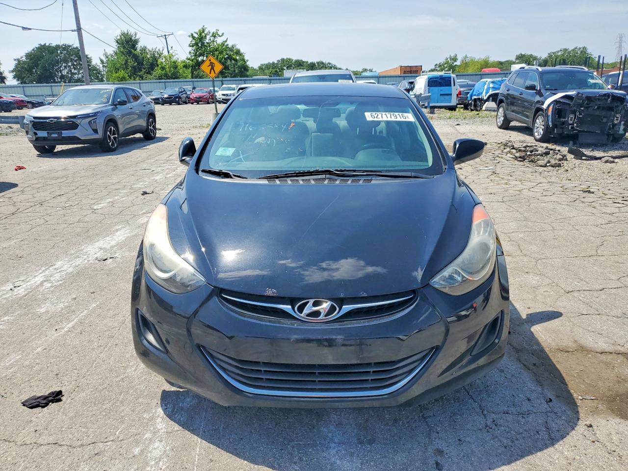 2013 Hyundai Elantra Gls Black vin: 5NPDH4AE0DH425206