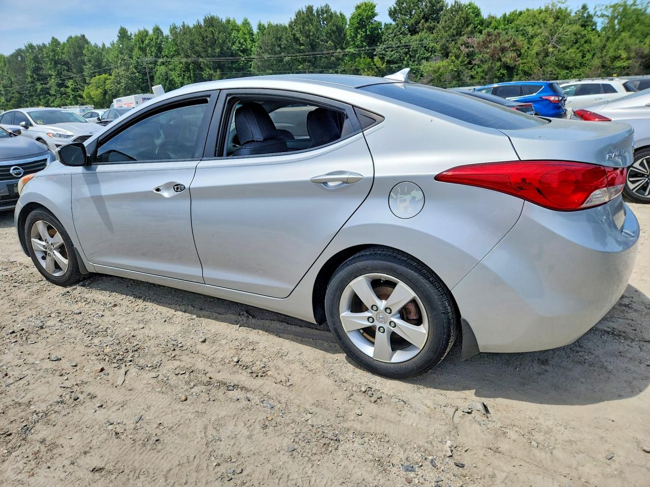 2013 Hyundai Elantra Gls Silver vin: 5NPDH4AE0DH440434