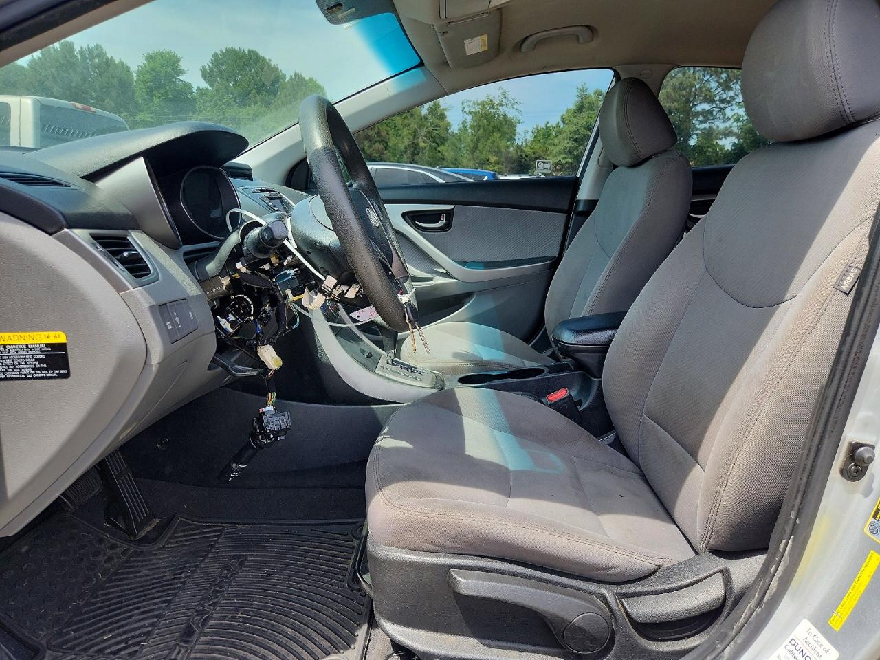 2013 Hyundai Elantra Gls Silver vin: 5NPDH4AE0DH440434