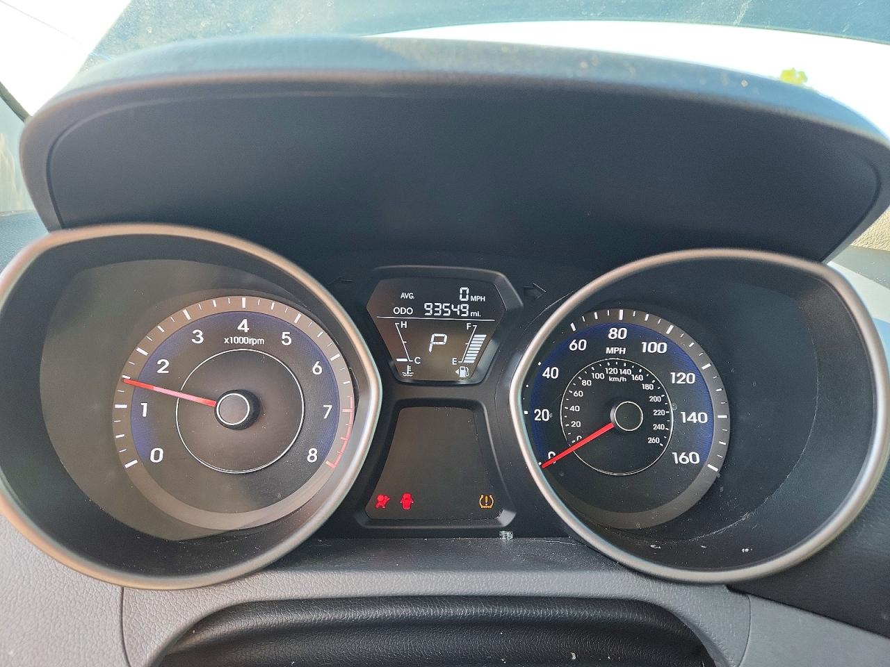 2013 Hyundai Elantra Gls Gray vin: 5NPDH4AE0DH440773