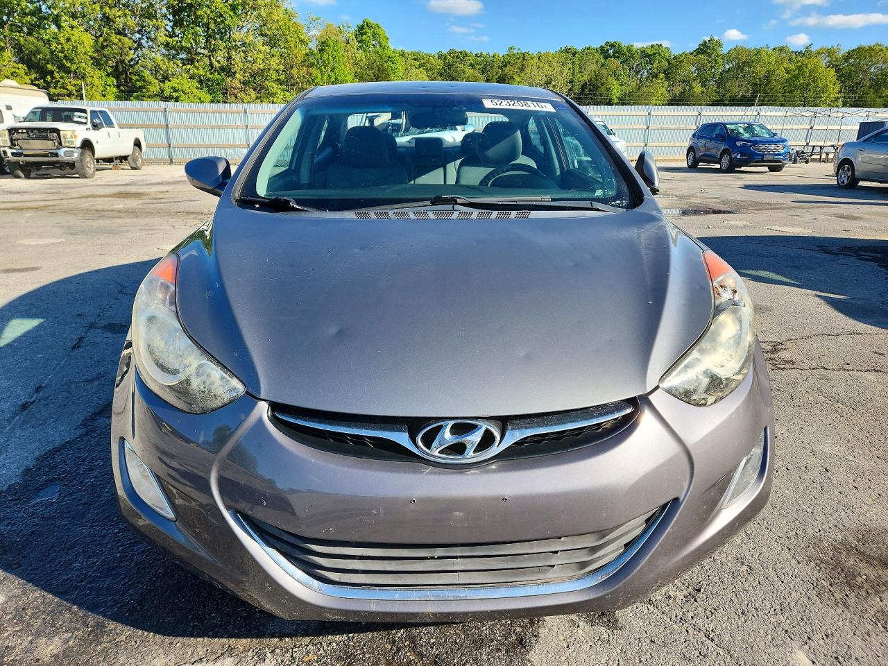 2013 Hyundai Elantra Gls Gray vin: 5NPDH4AE0DH440773