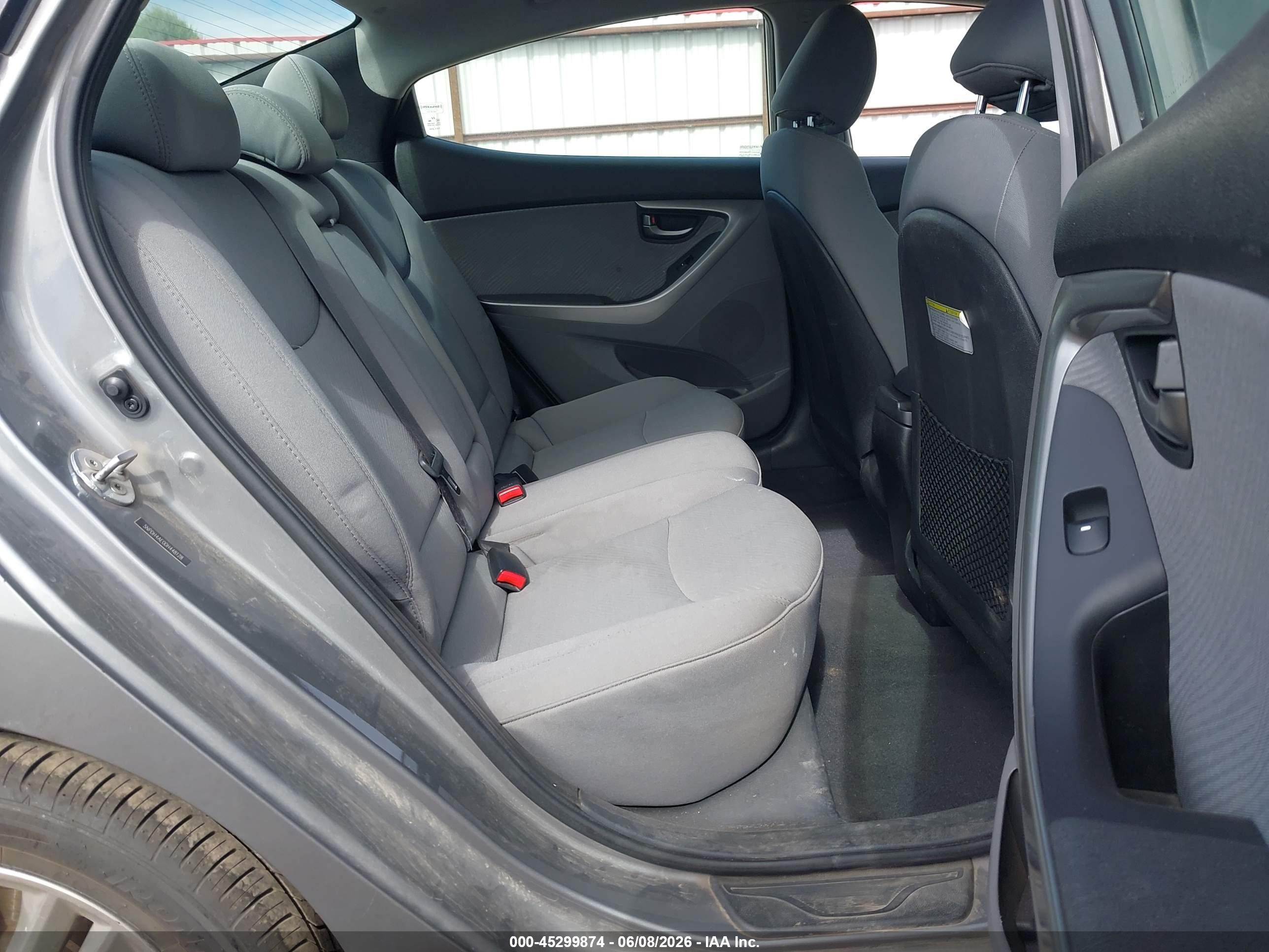 2013 Hyundai Elantra Gls Gray vin: 5NPDH4AE0DH448128