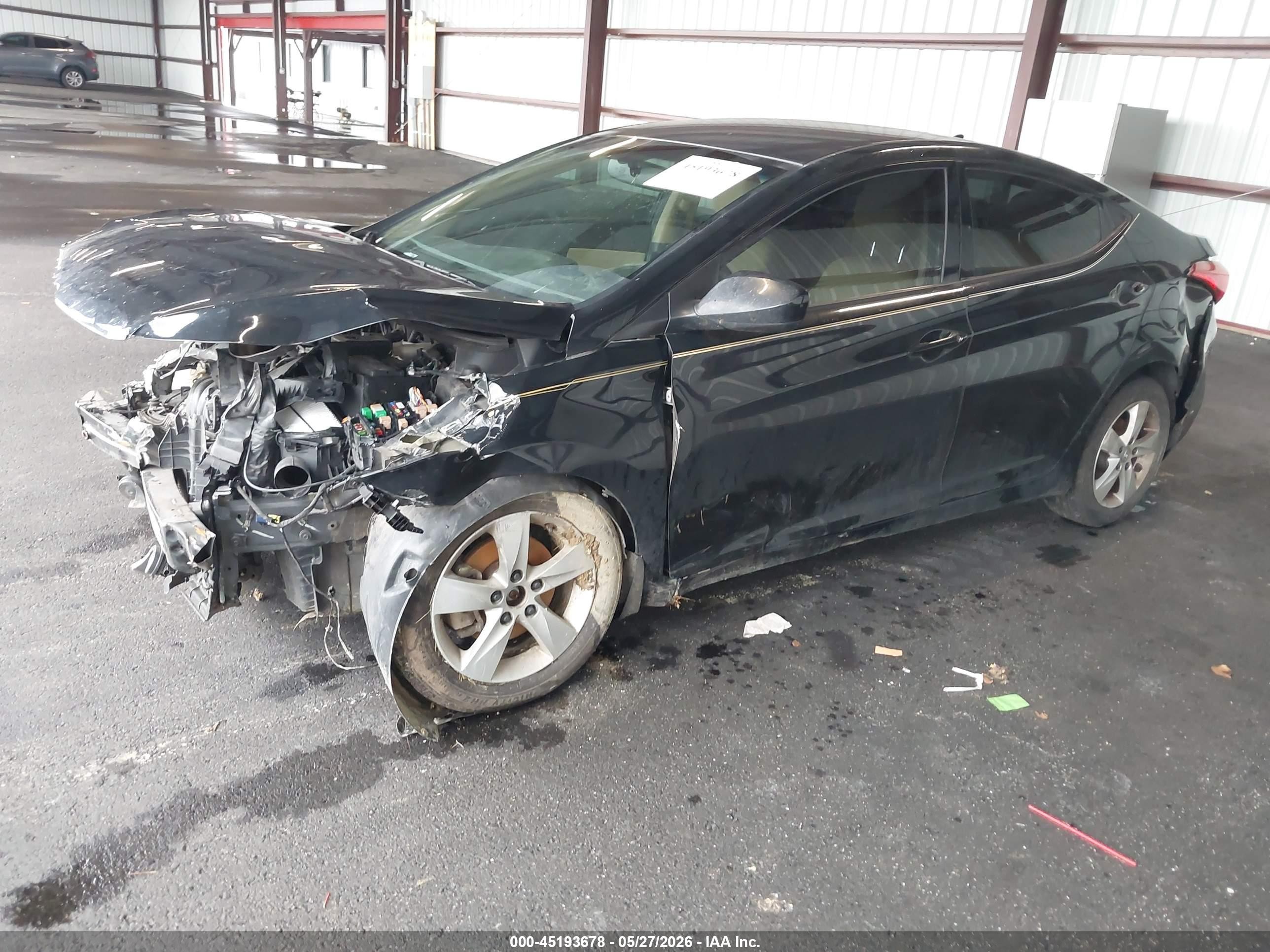 2013 Hyundai Elantra Gls Black vin: 5NPDH4AE0DH448968