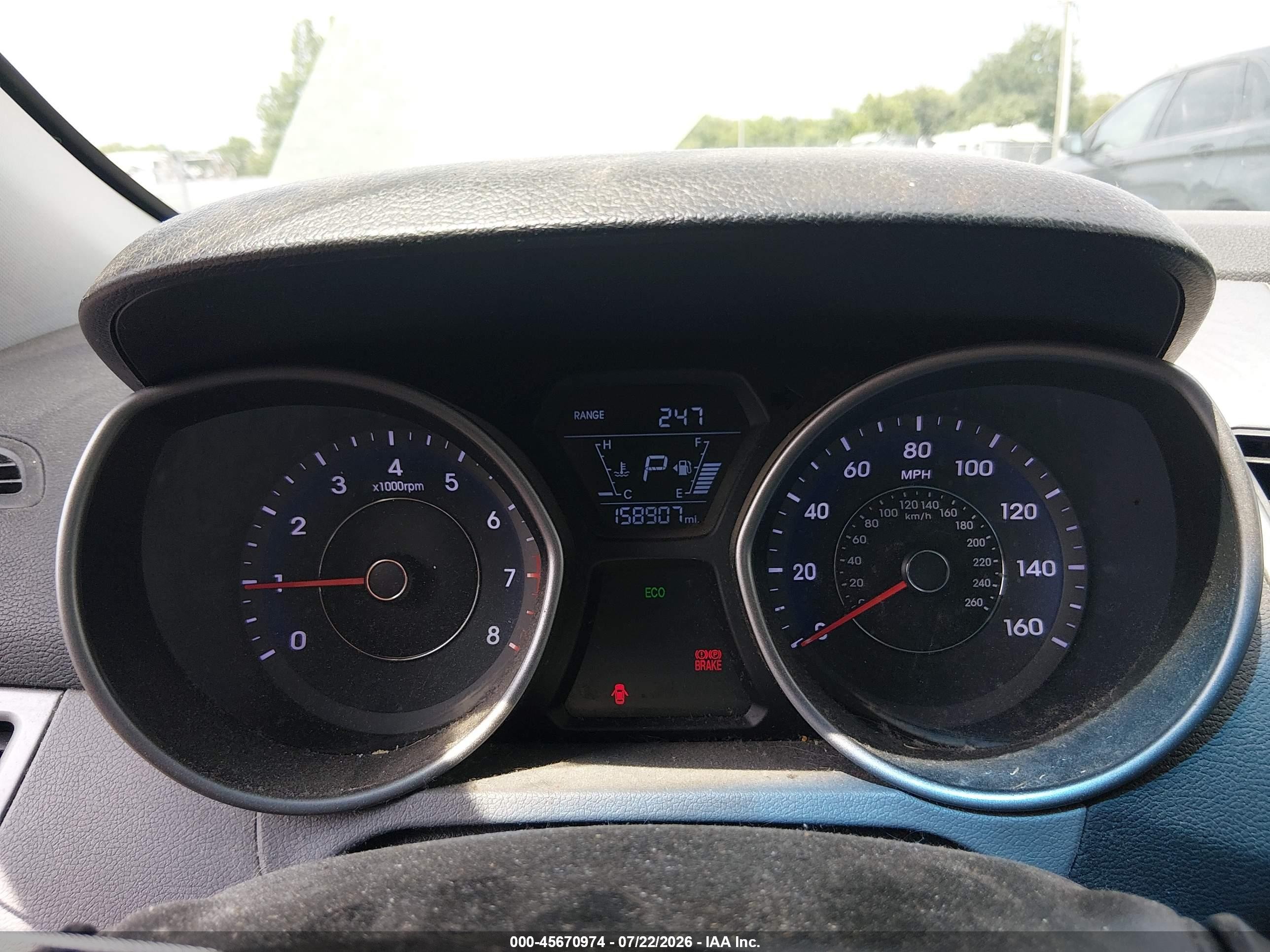 2014 Hyundai Elantra Se Серебряный vin: 5NPDH4AE0EH456697