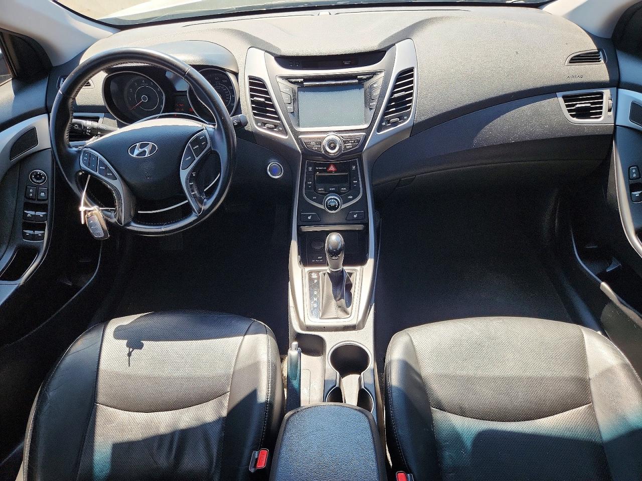 2014 Hyundai Elantra Limited Silver vin: 5NPDH4AE0EH459535
