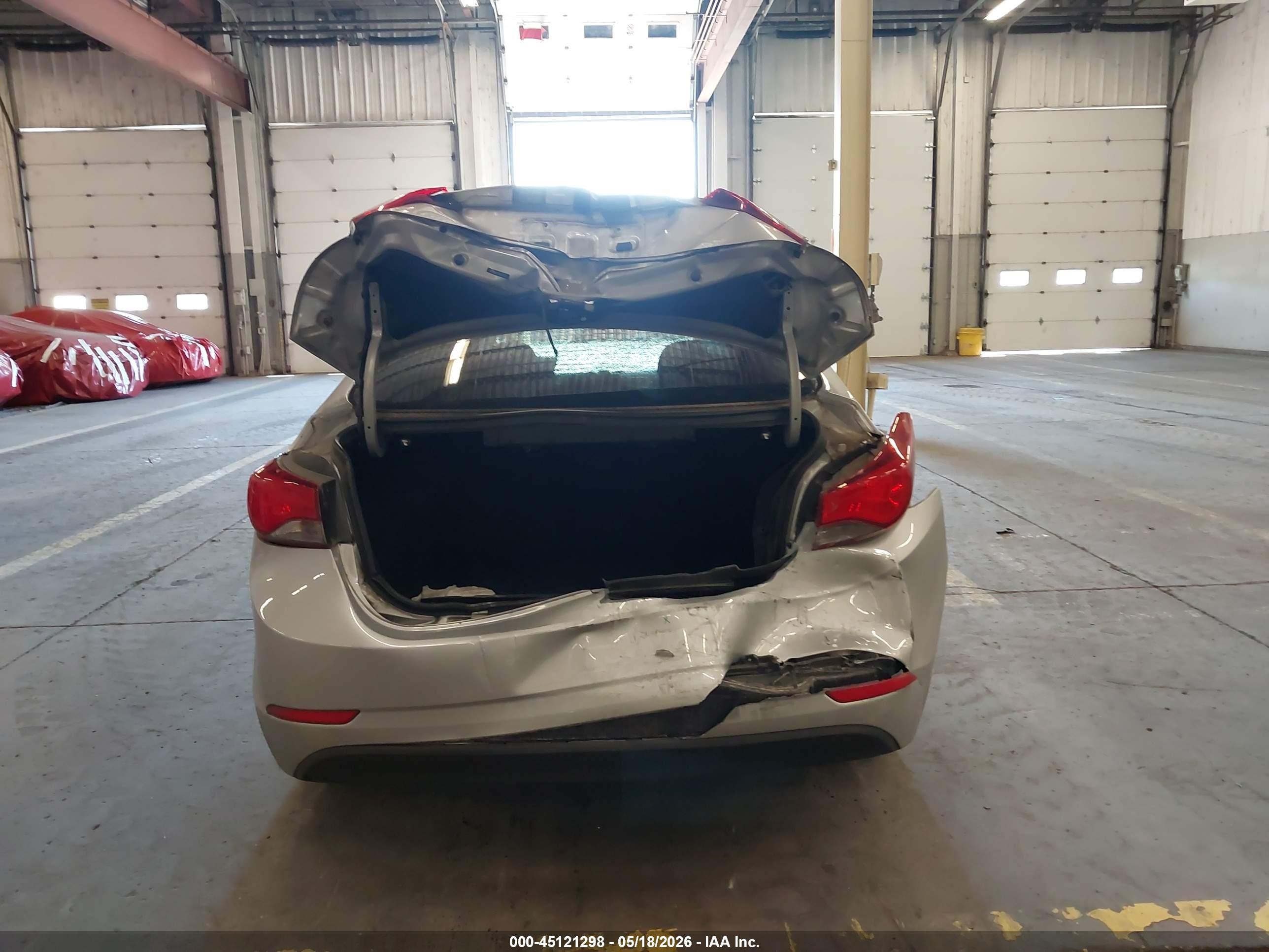 2014 Hyundai Elantra Se Gray vin: 5NPDH4AE0EH463701