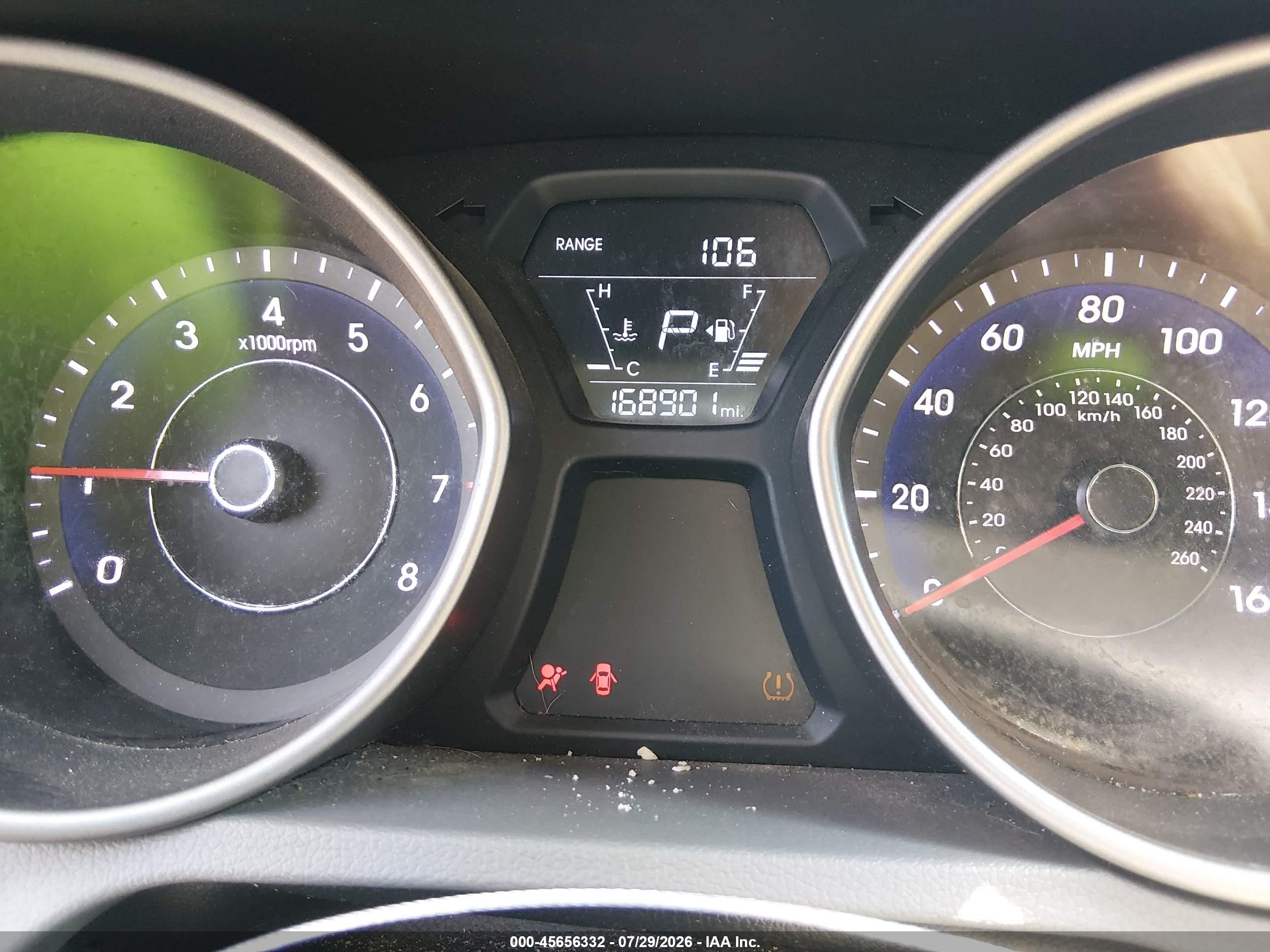 2014 Hyundai Elantra Se White vin: 5NPDH4AE0EH466470