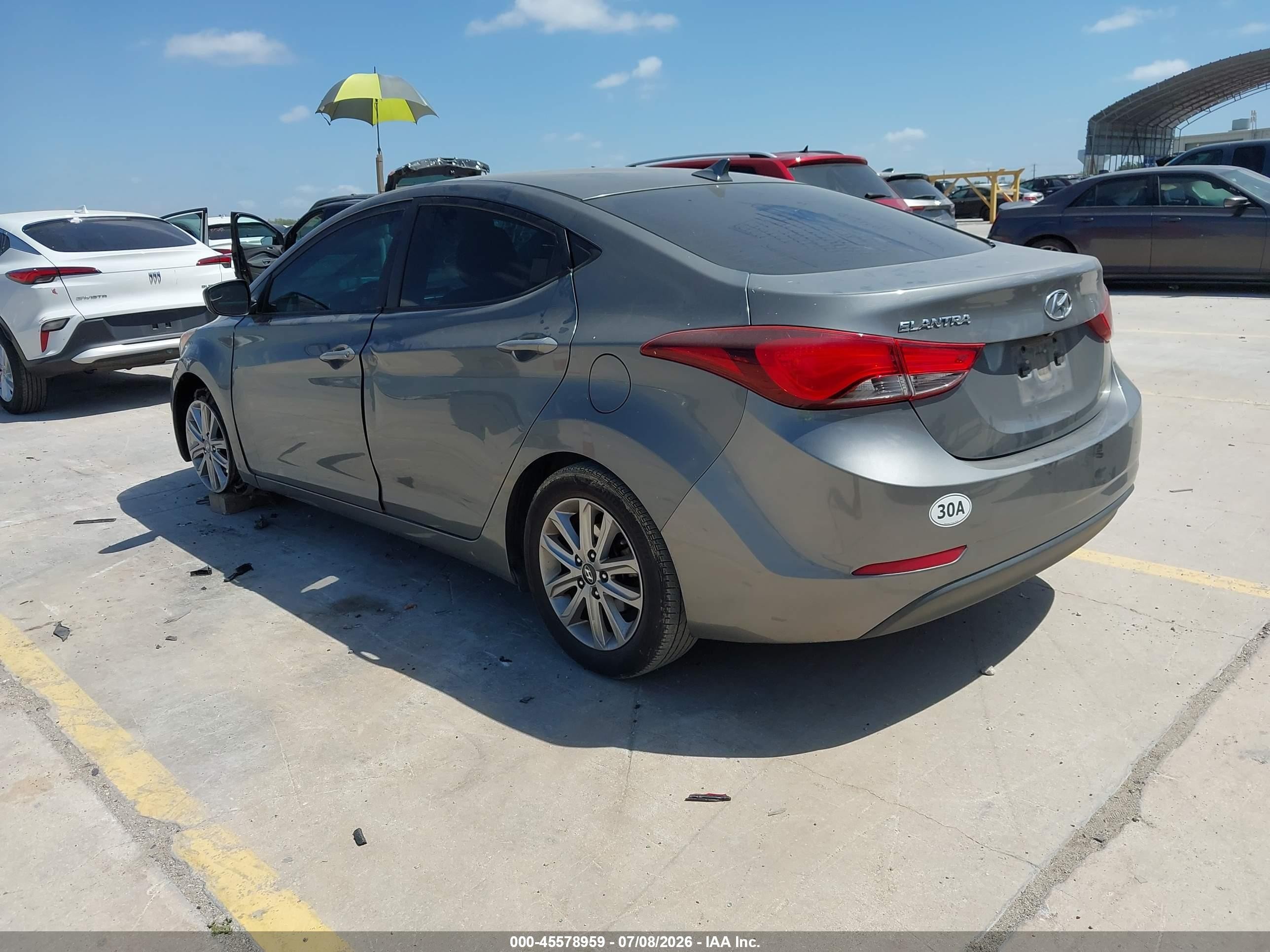 2014 Hyundai Elantra Se Серебряный vin: 5NPDH4AE0EH471460