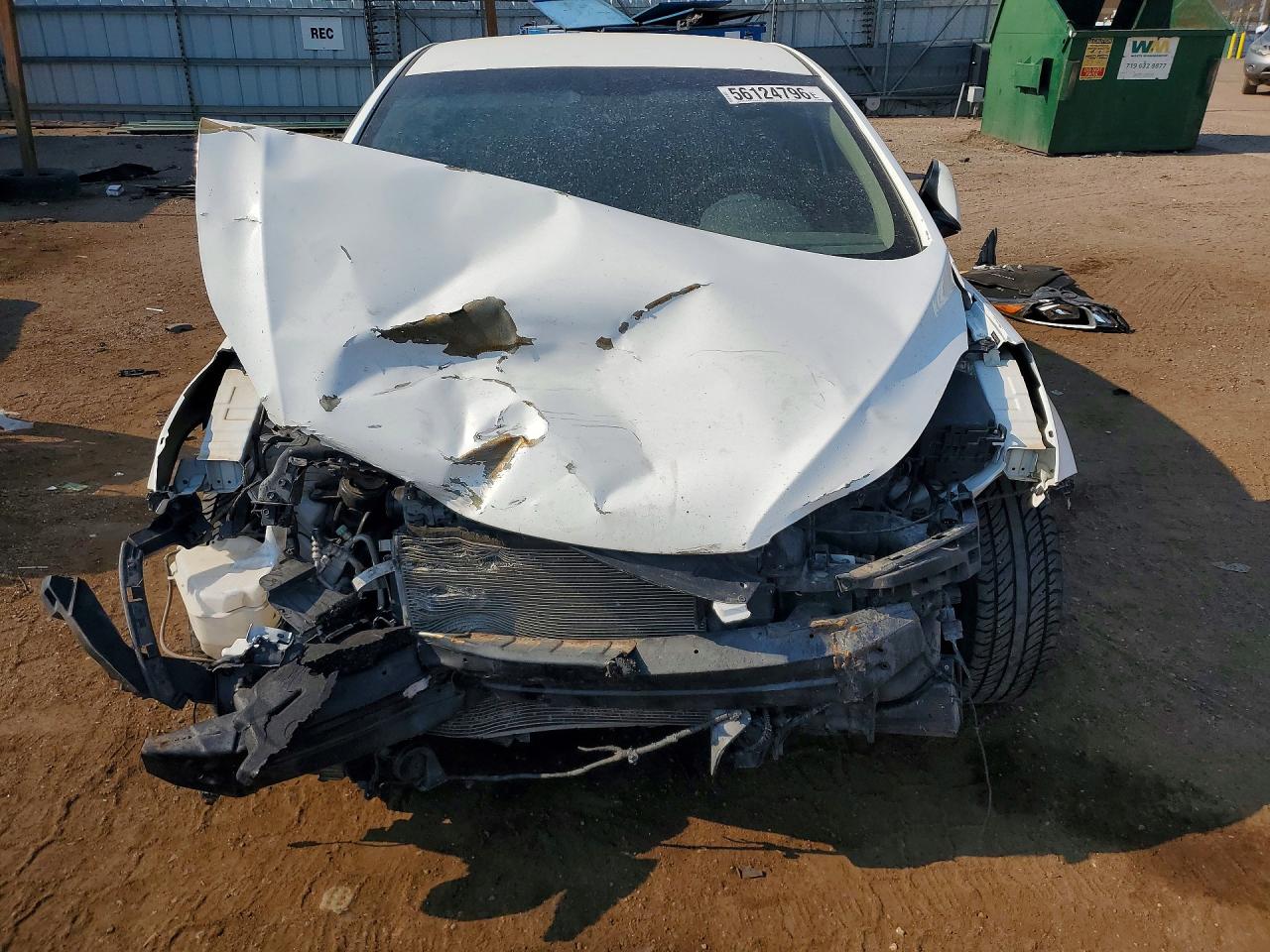 2014 Hyundai Elantra Se White vin: 5NPDH4AE0EH479963