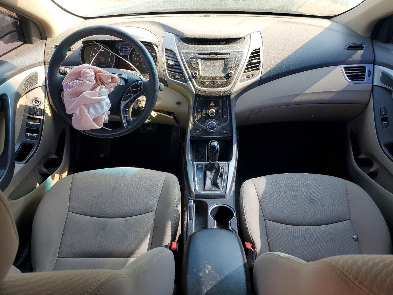 2014 Hyundai Elantra Se White vin: 5NPDH4AE0EH479963